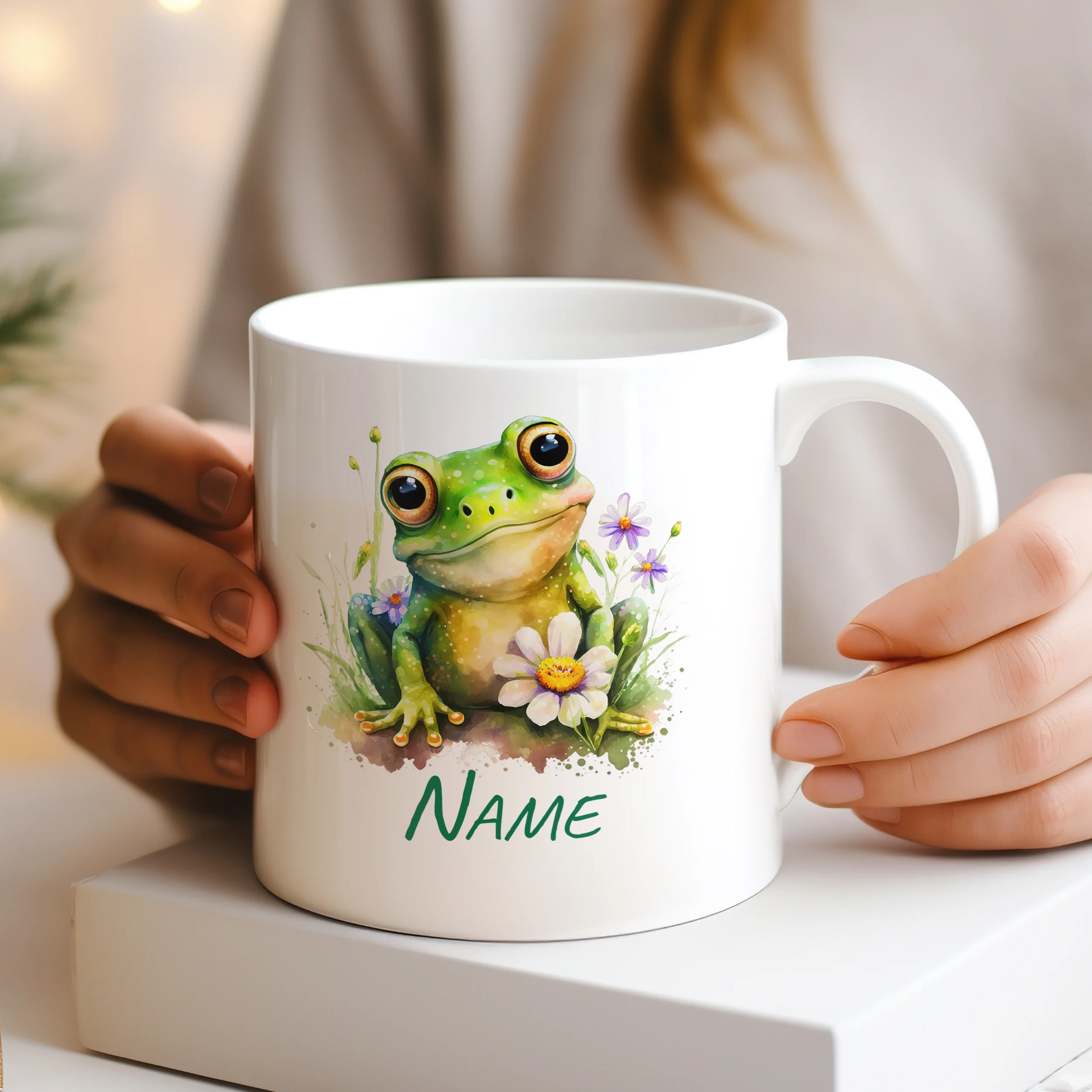 Tasse mit lustigem Frosch - Image 2