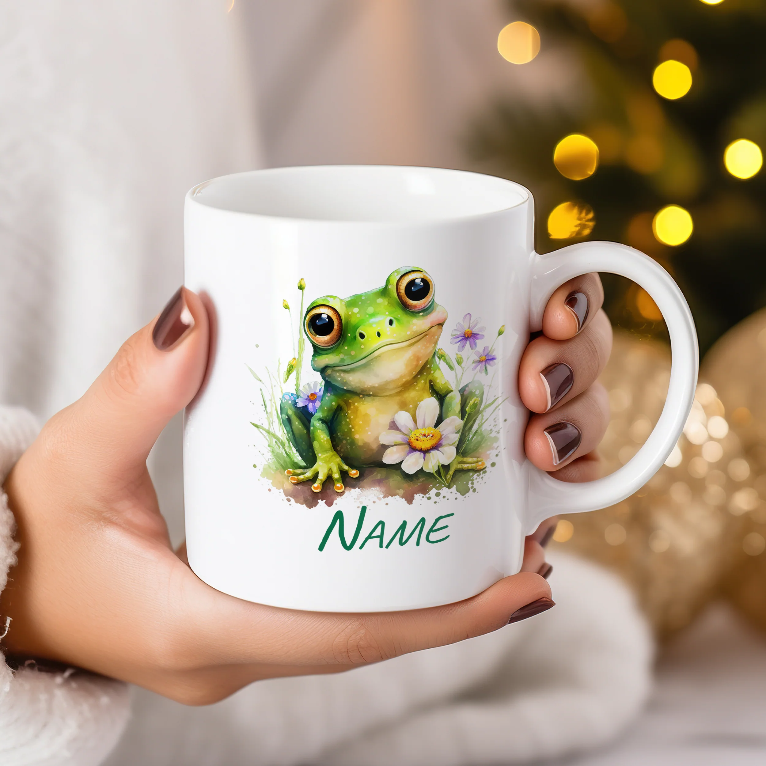Tasse mit lustigem Frosch - Image 3