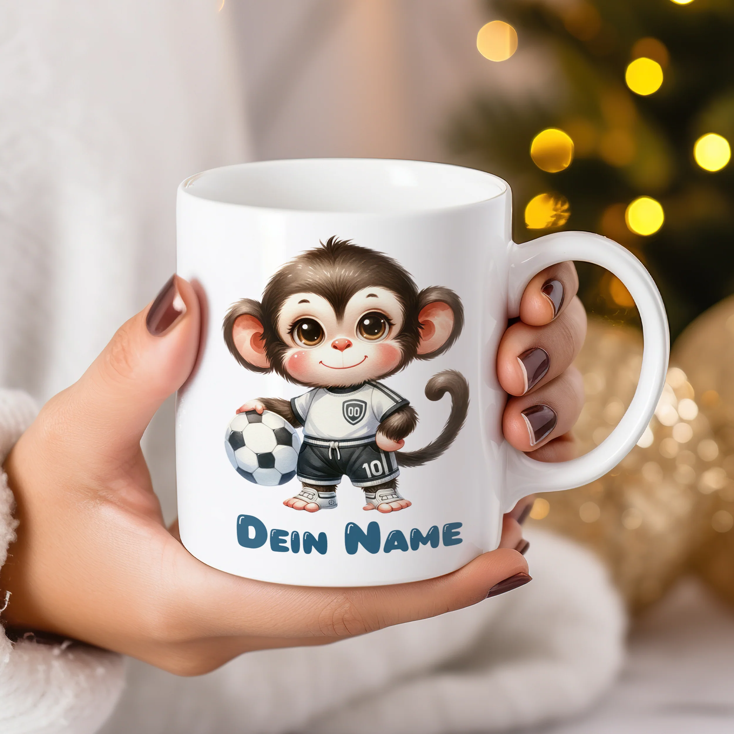 Tasse mit niedlichem Affenmotiv - Image 3