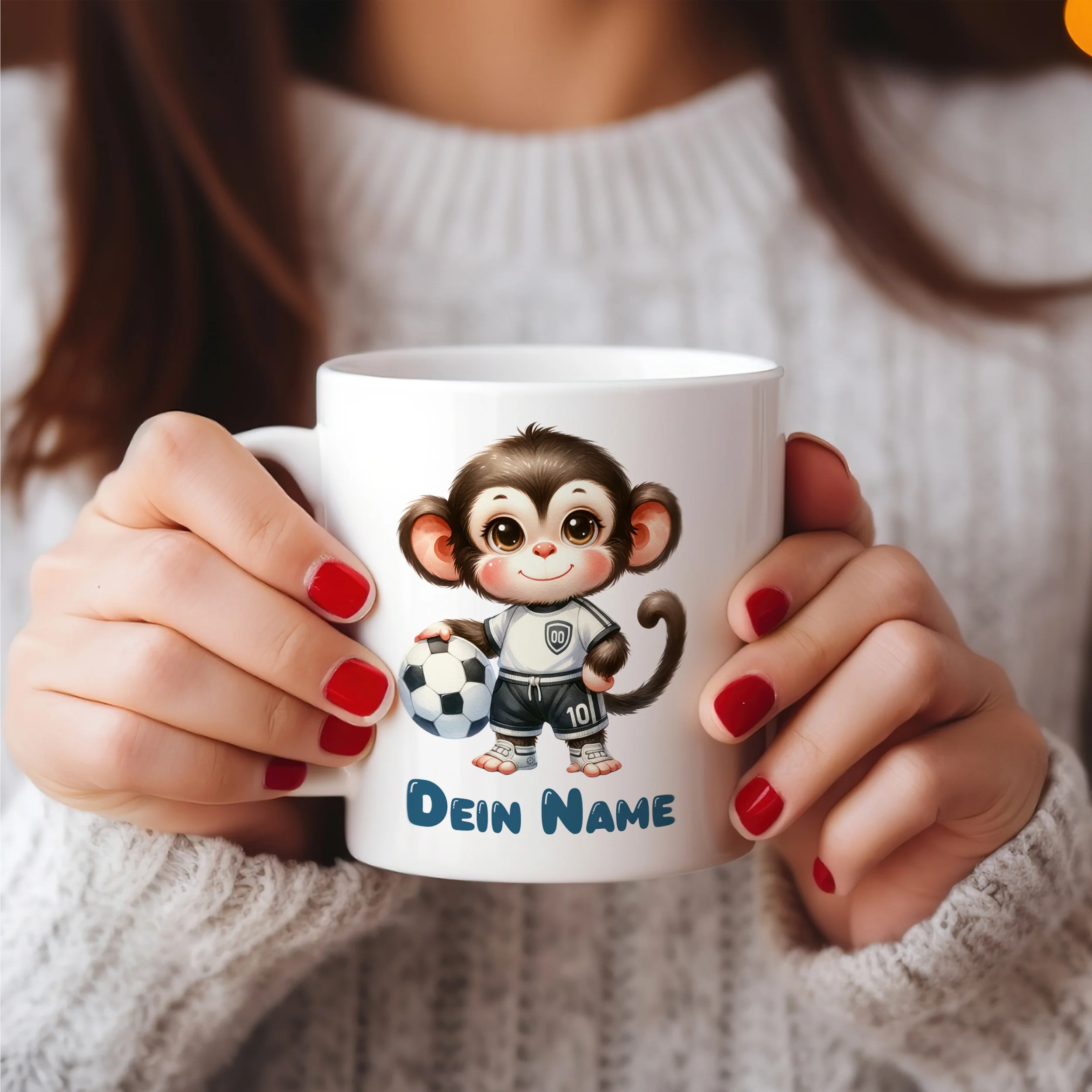 Tasse mit niedlichem Affenmotiv - Image 4