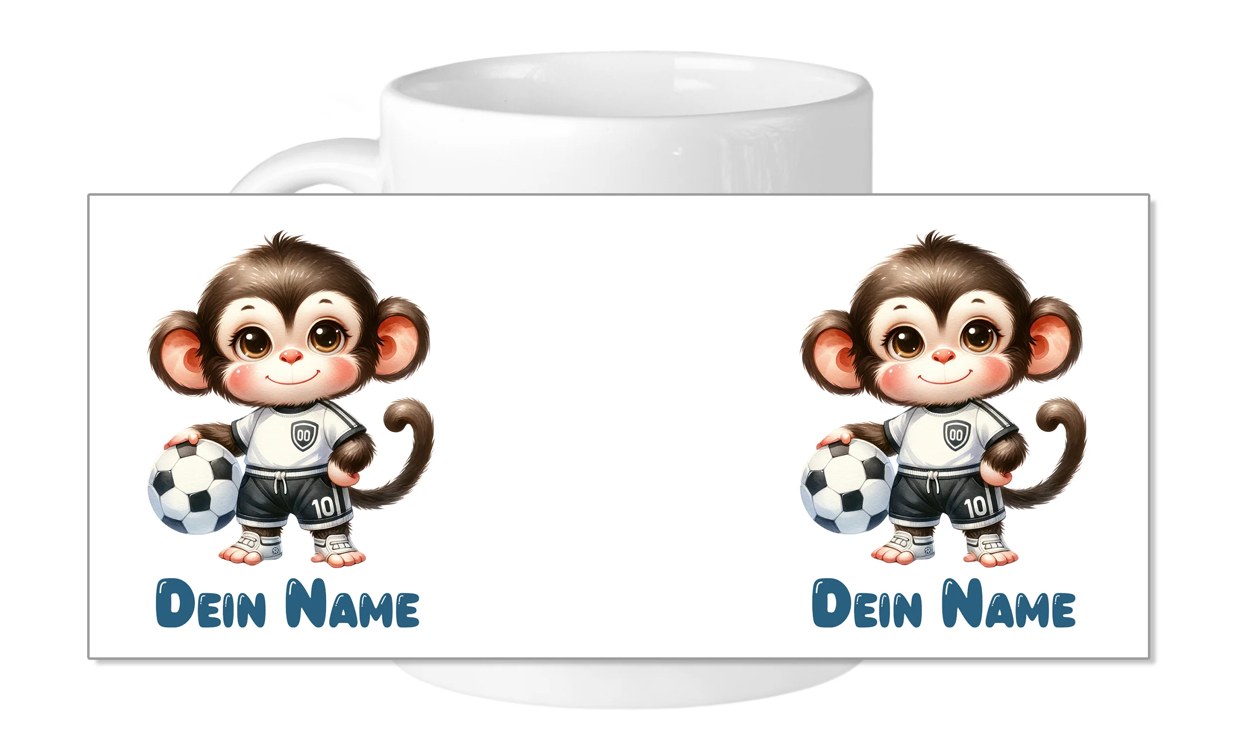 Tasse mit niedlichem Affenmotiv - Image 5