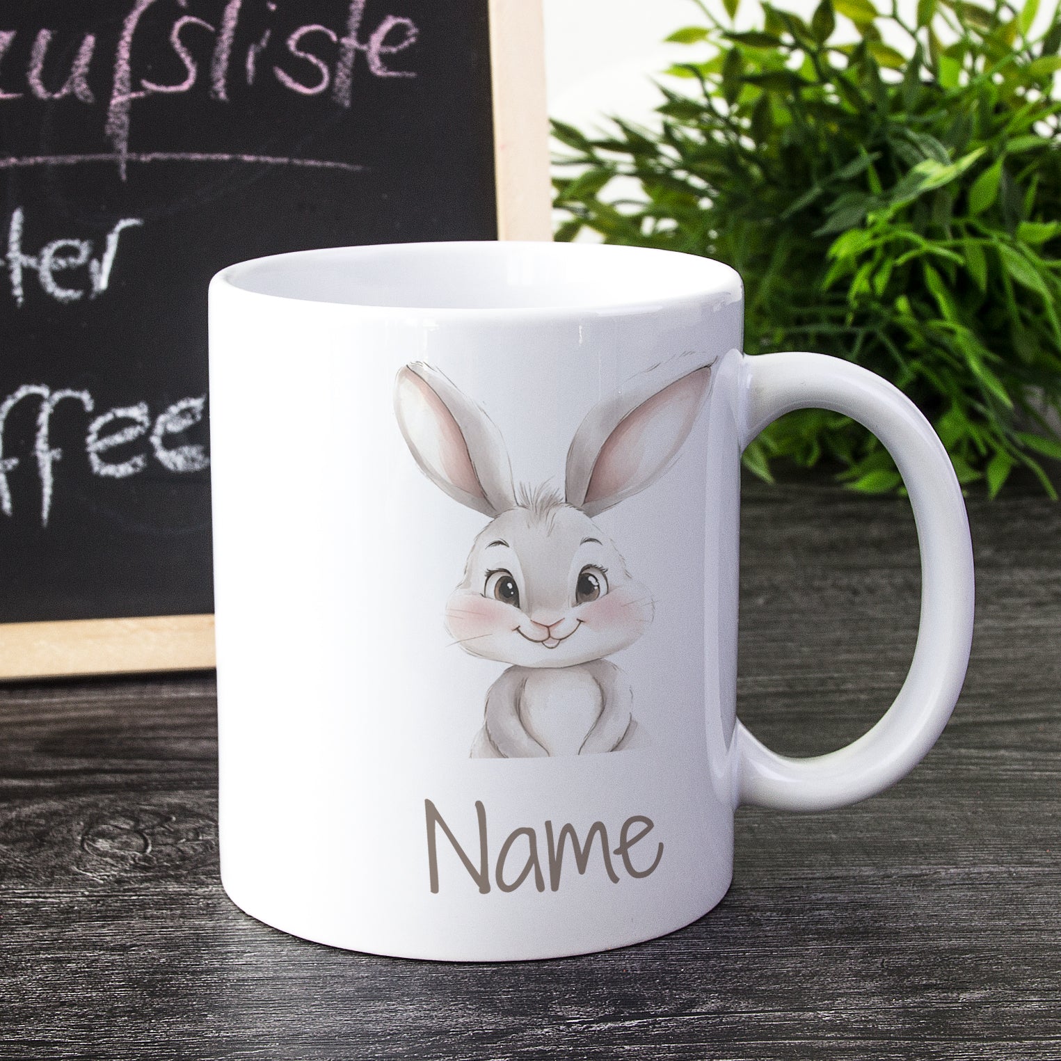 Tasse mit niedlichem Hasen - Image 2