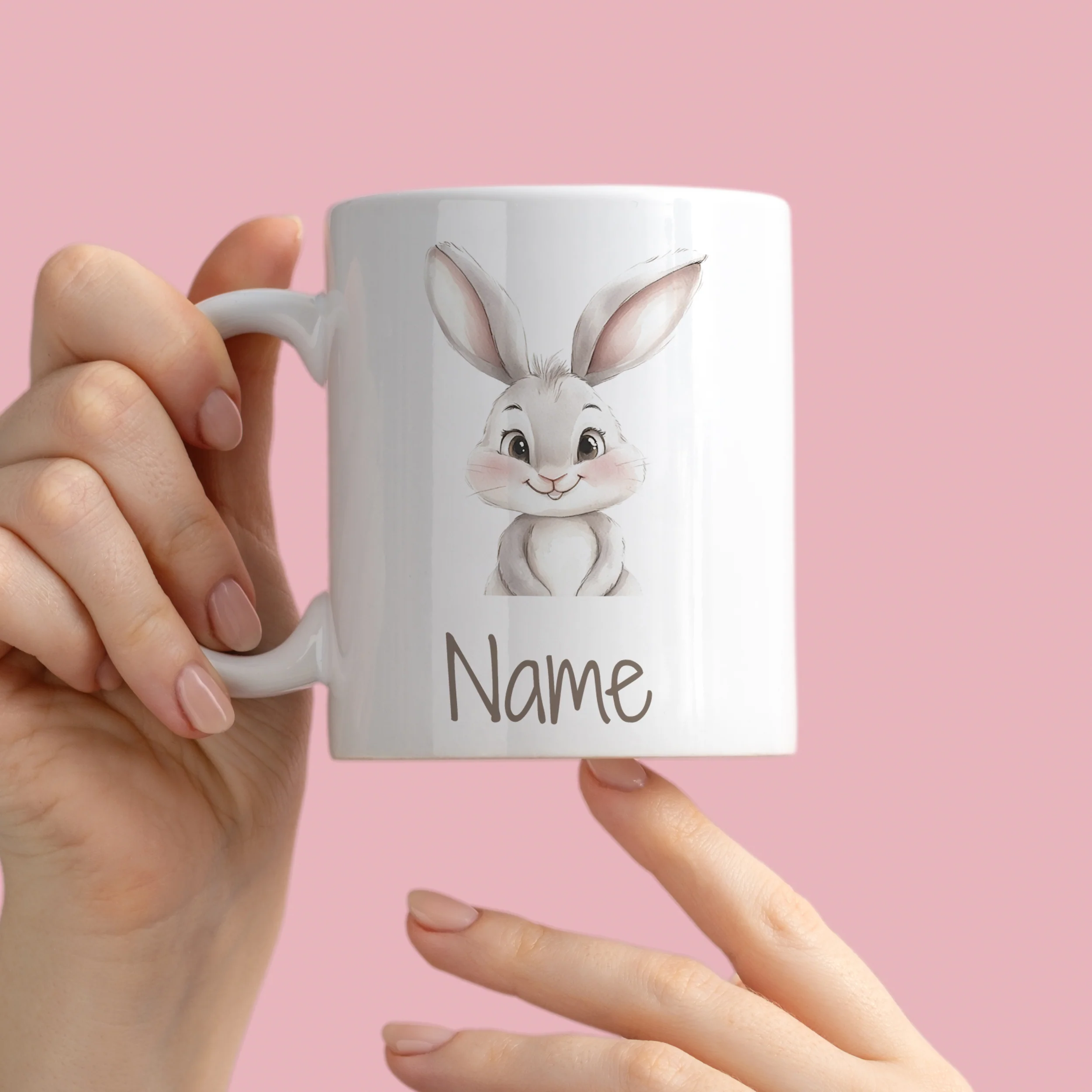 Tasse mit niedlichem Hasen - Image 3