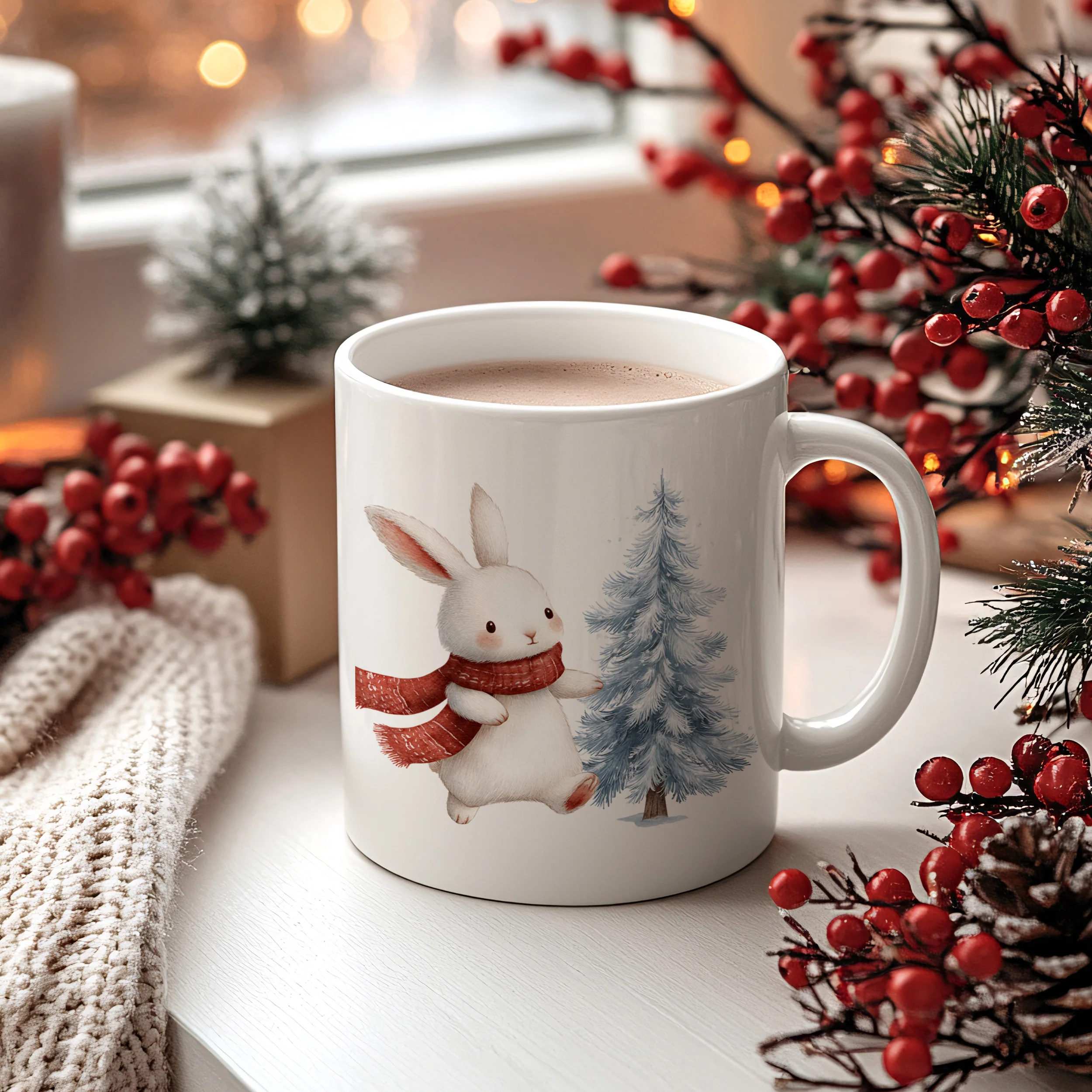 Tasse mit niedlichem Hasen - Image 2