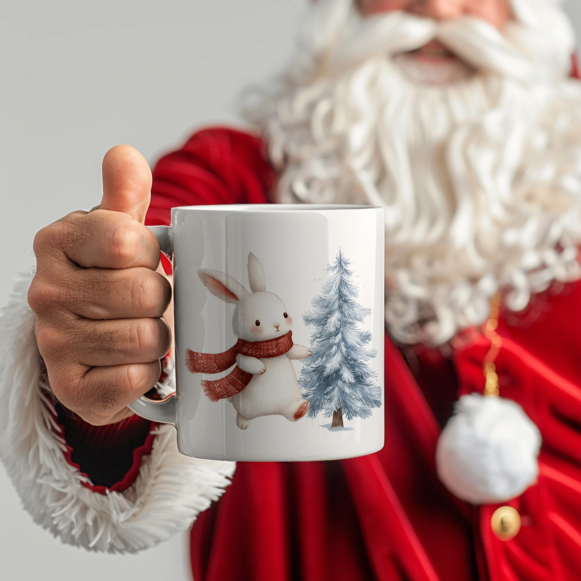 Tasse mit niedlichem Hasen - Image 6