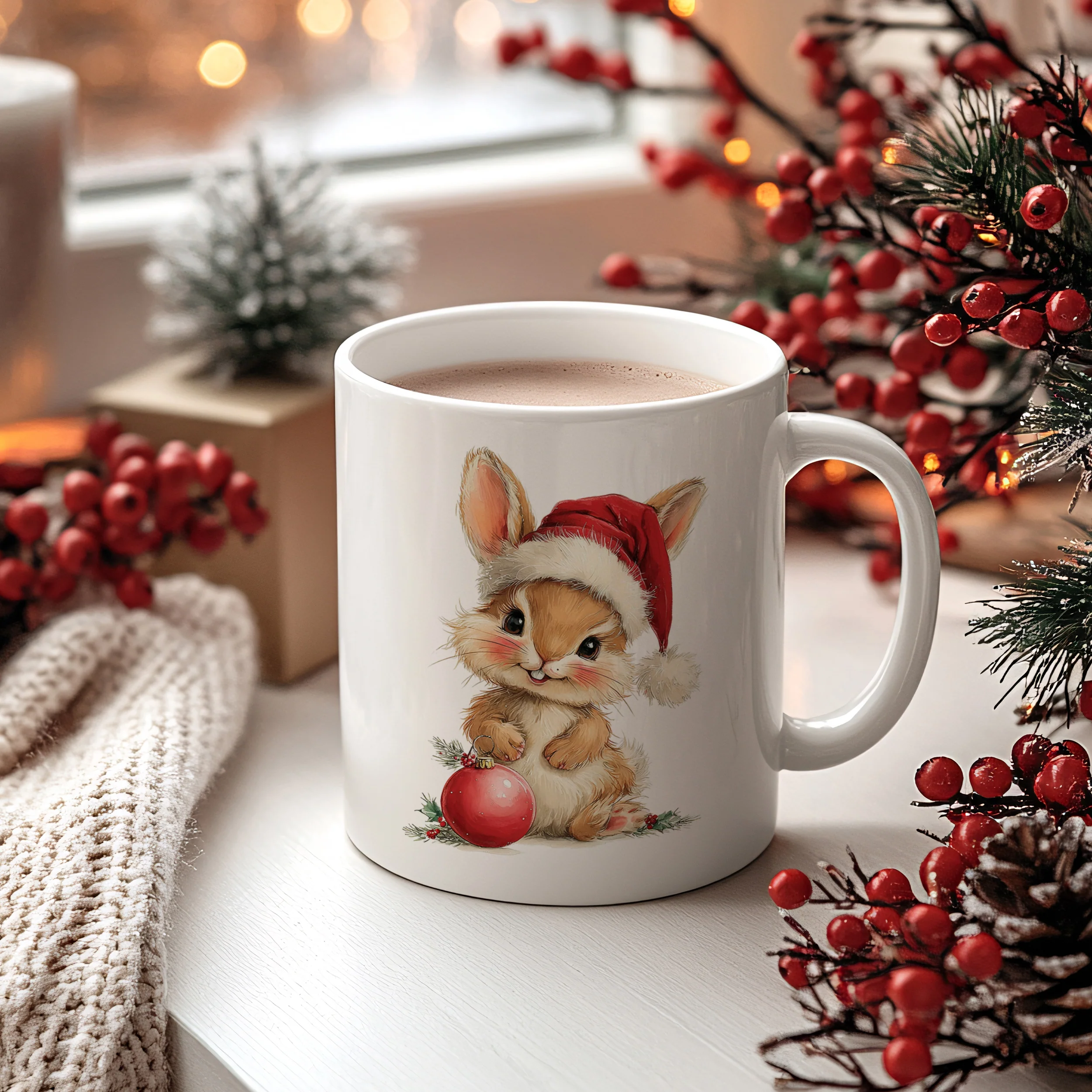 Tasse mit niedlichem Hasen - Image 2