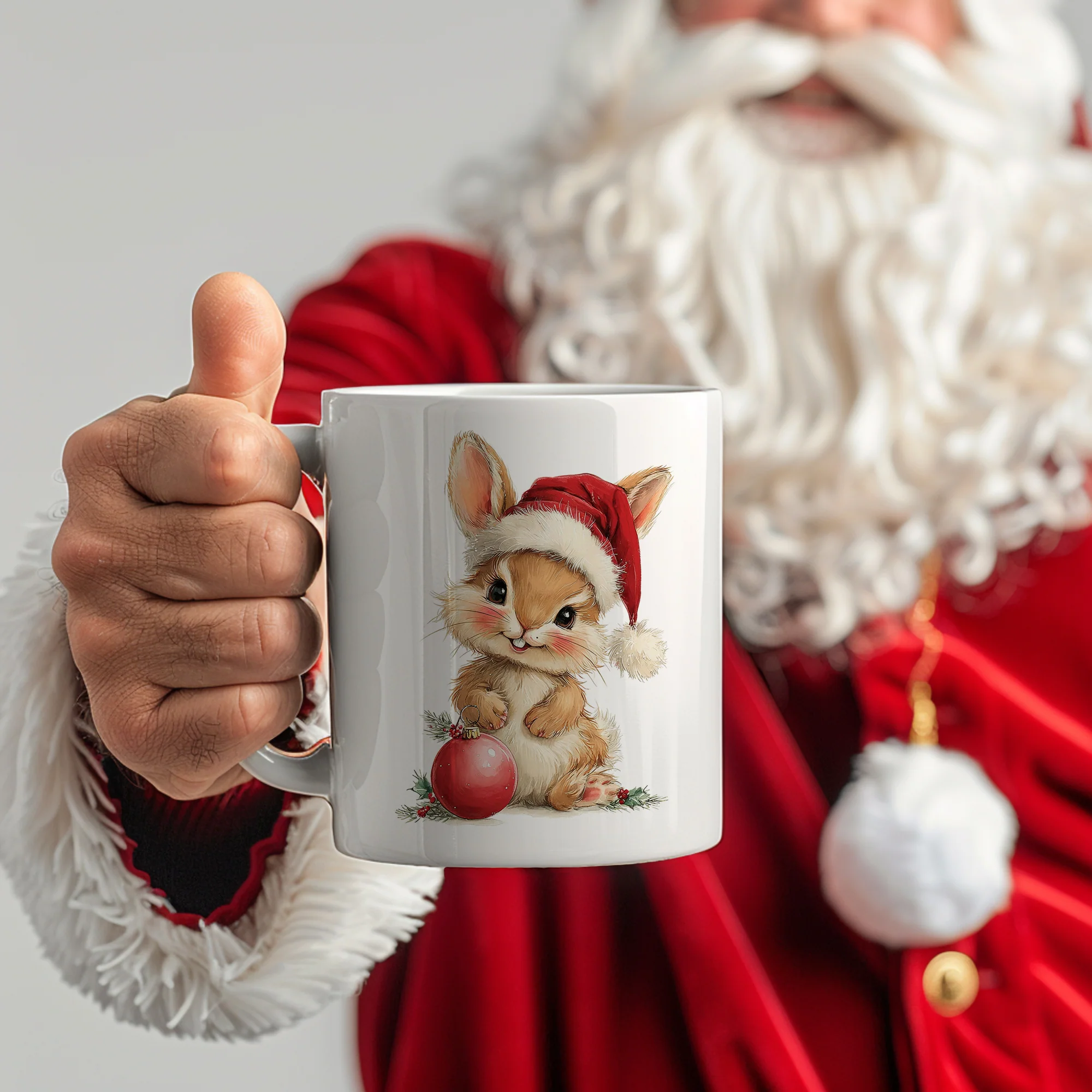 Tasse mit niedlichem Hasen - Image 6