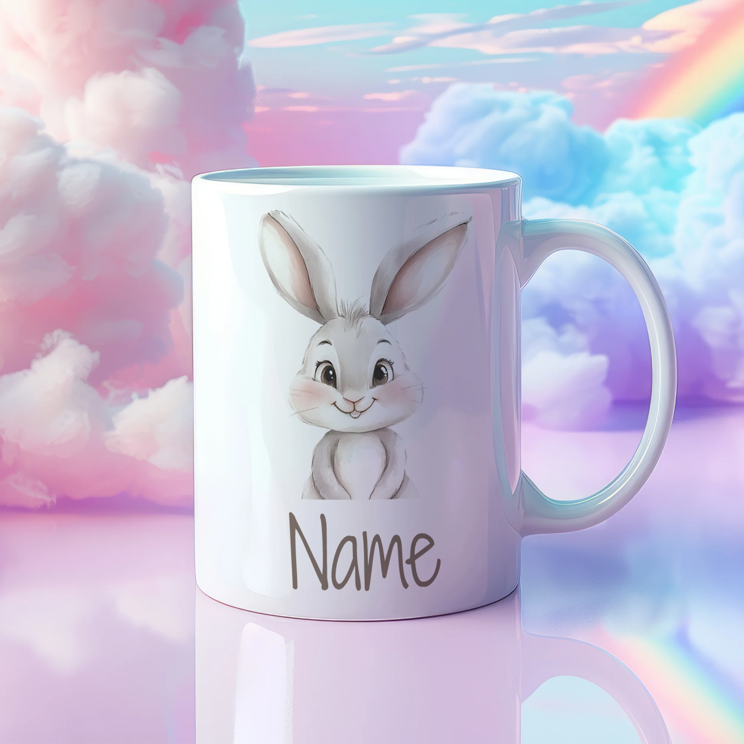 Tasse mit niedlichem Hasen - Image 4
