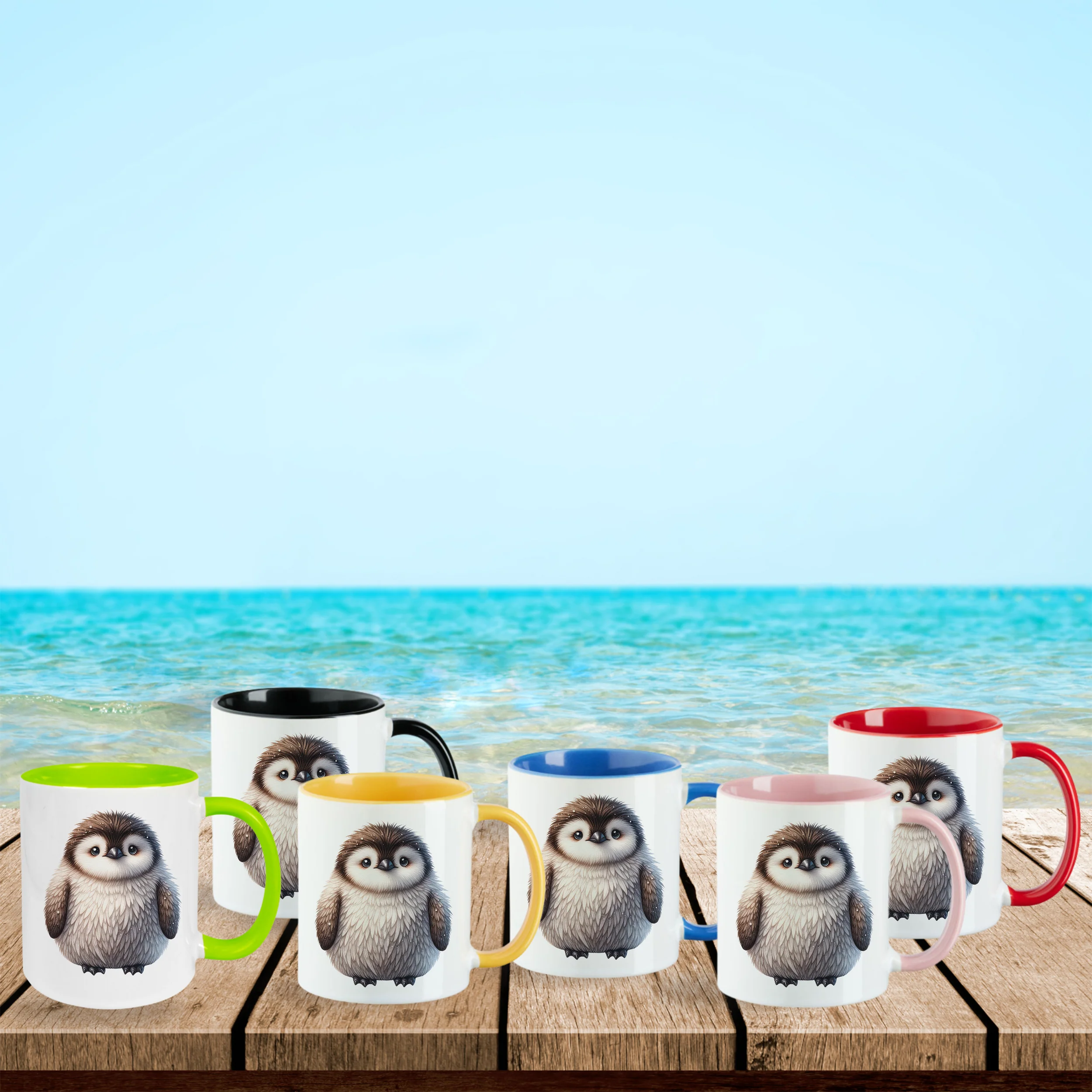 Tasse mit niedlichem Pinguin - Image 2