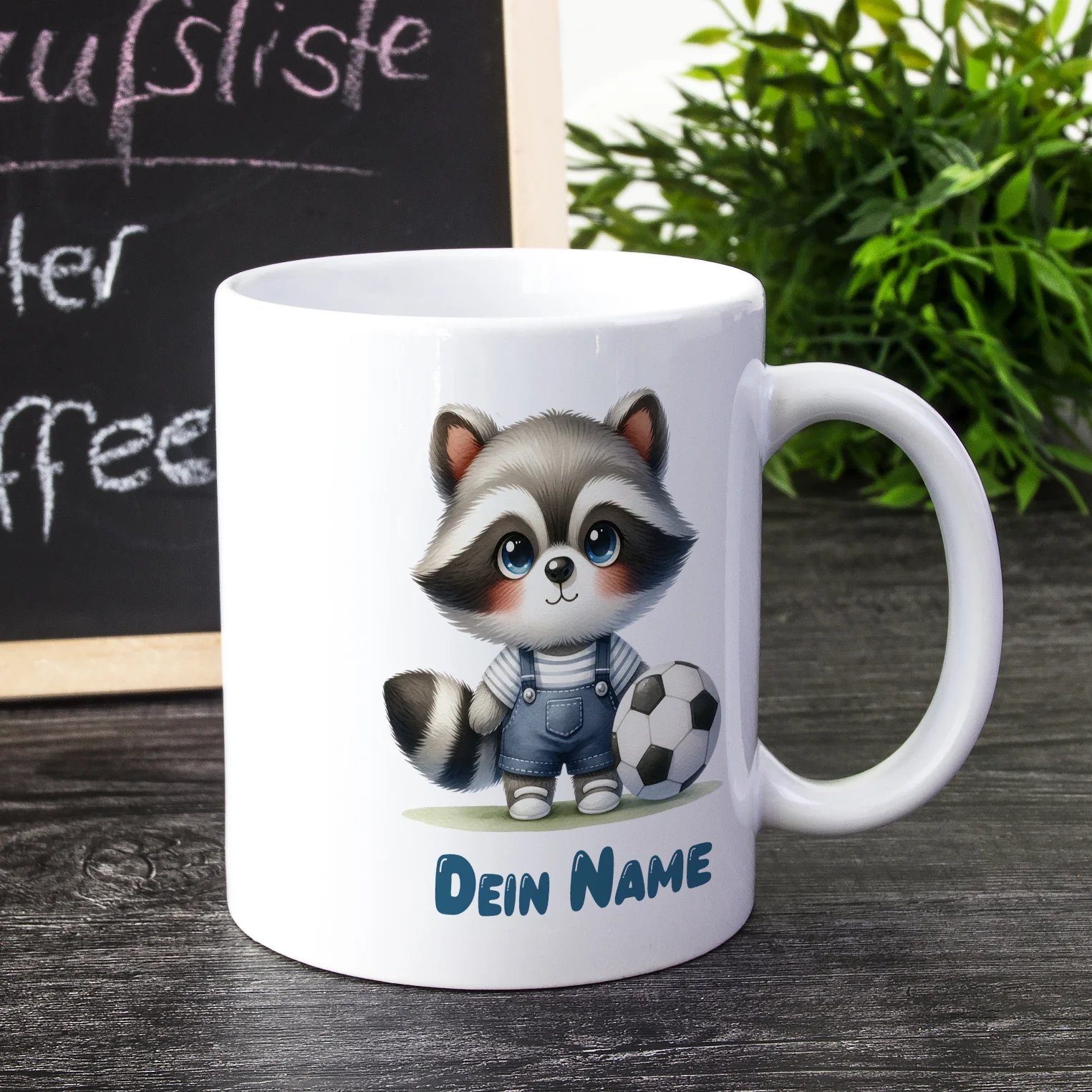 Tasse mit niedlichem Waschbären - Image 2