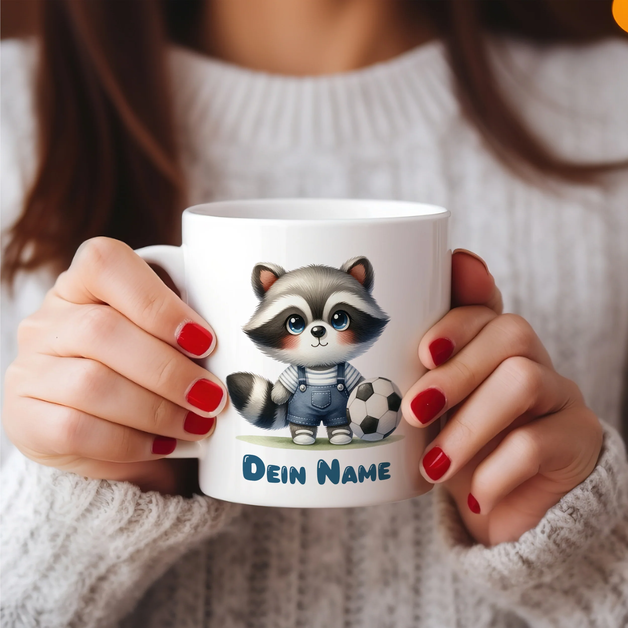 Tasse mit niedlichem Waschbären - Image 4