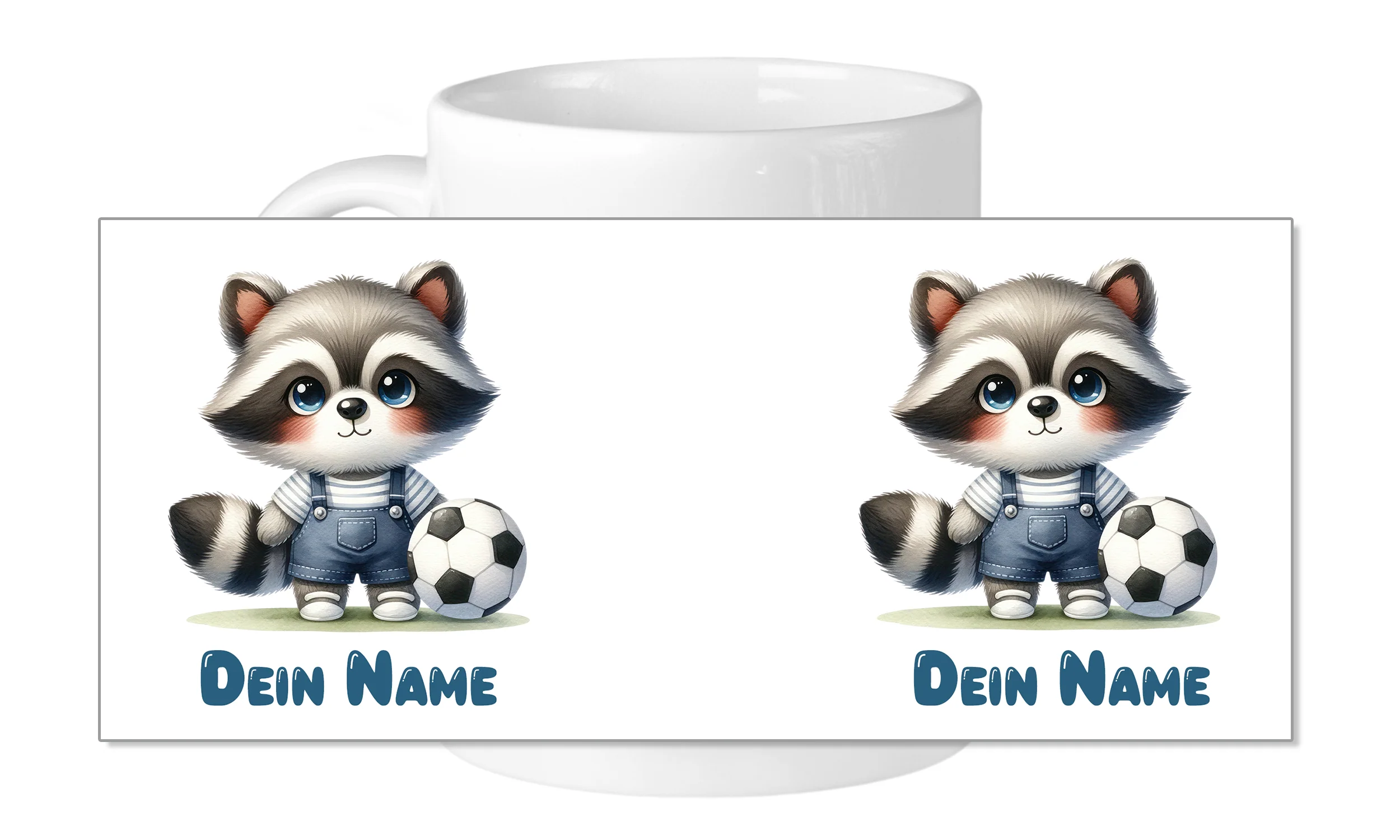 Tasse mit niedlichem Waschbären - Image 5