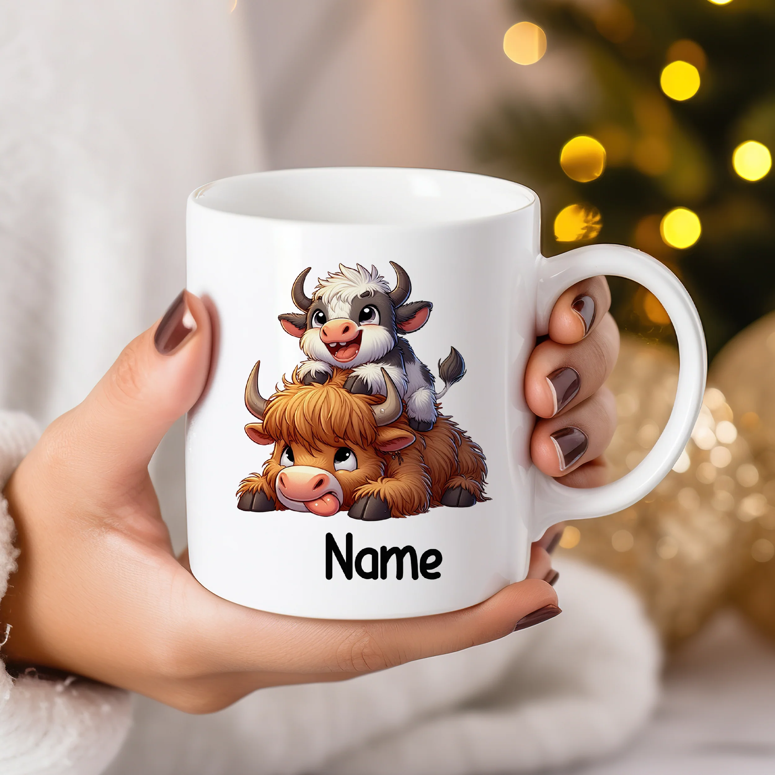Tasse mit niedlichen Kühen - Image 3