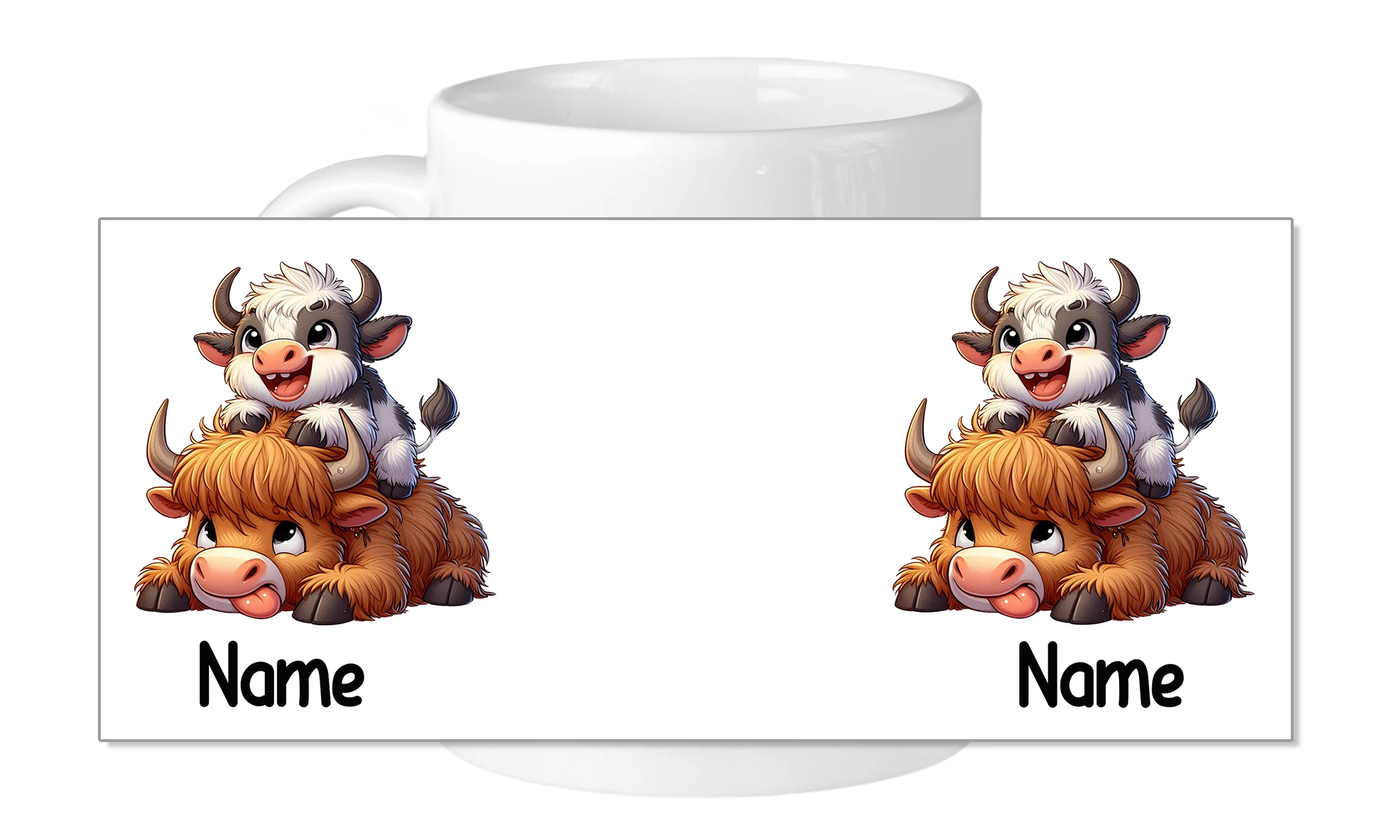 Tasse mit niedlichen Kühen - Image 5