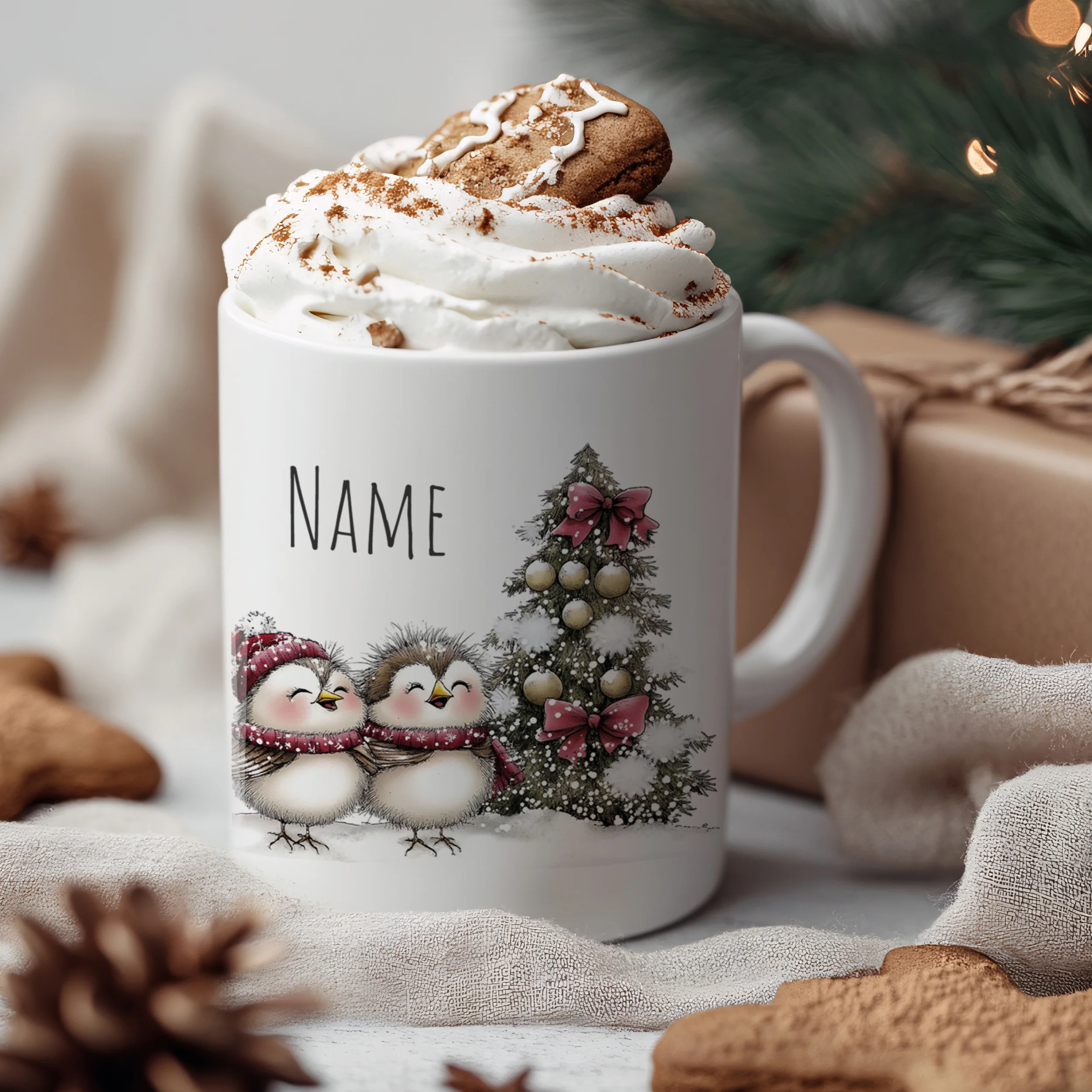 Tasse mit niedlichen Pinguinen - Image 3