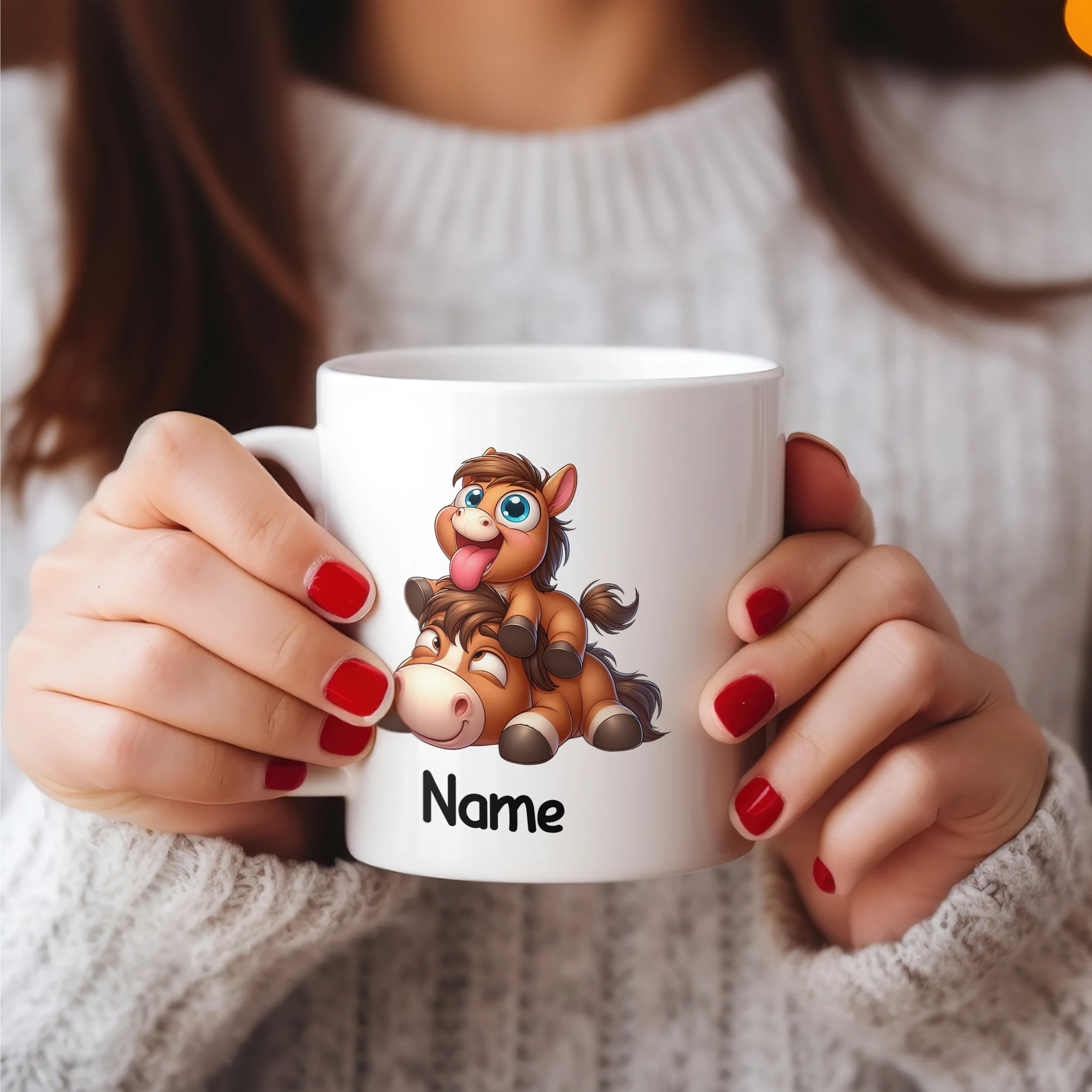 Tasse mit niedlichen Ponys - Image 4