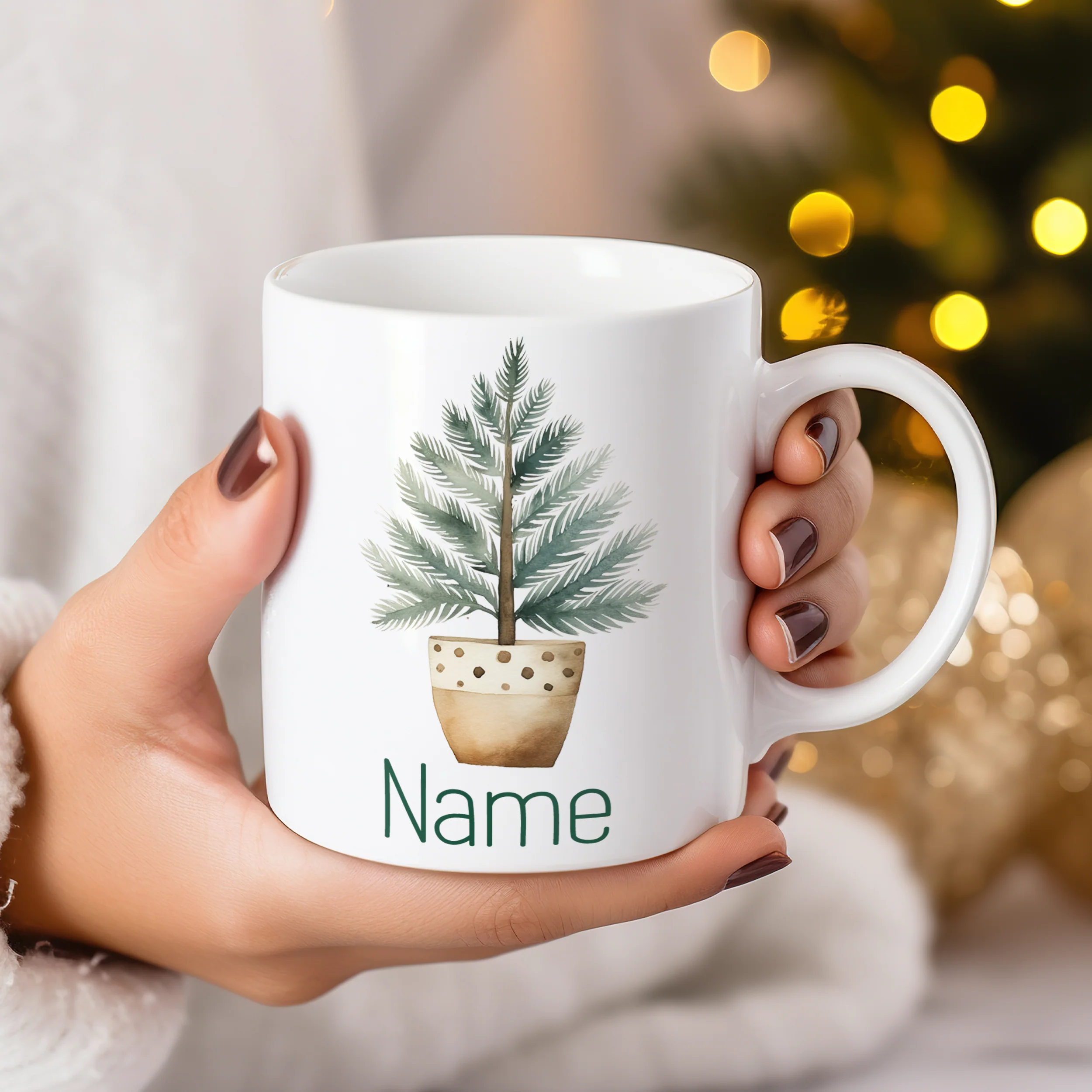 Tasse mit Pflanzenmotiv - Ein Hauch von Natur - Image 3