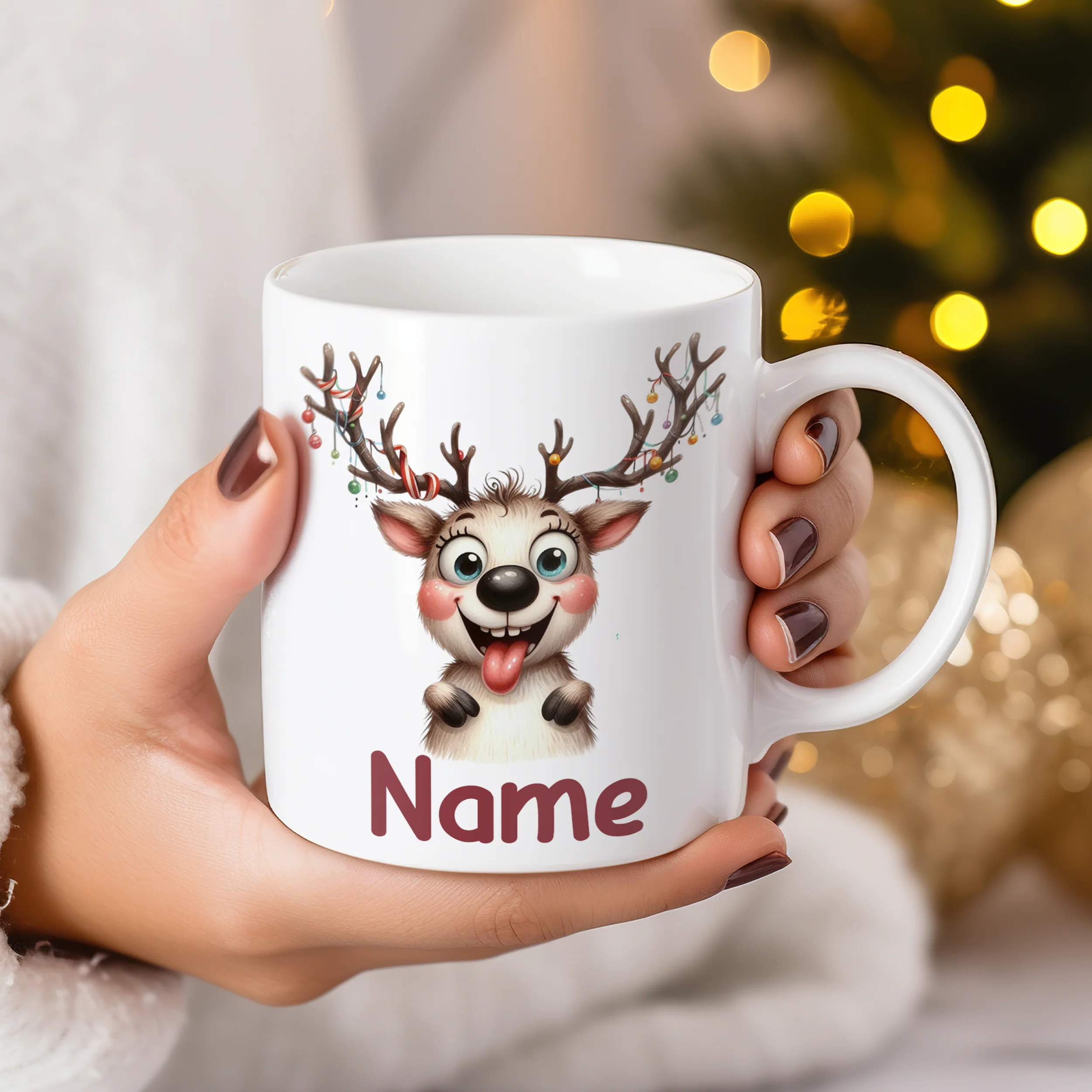 Tasse mit Rentier-Motiv - Fröhliche Trinkmomente - Image 3