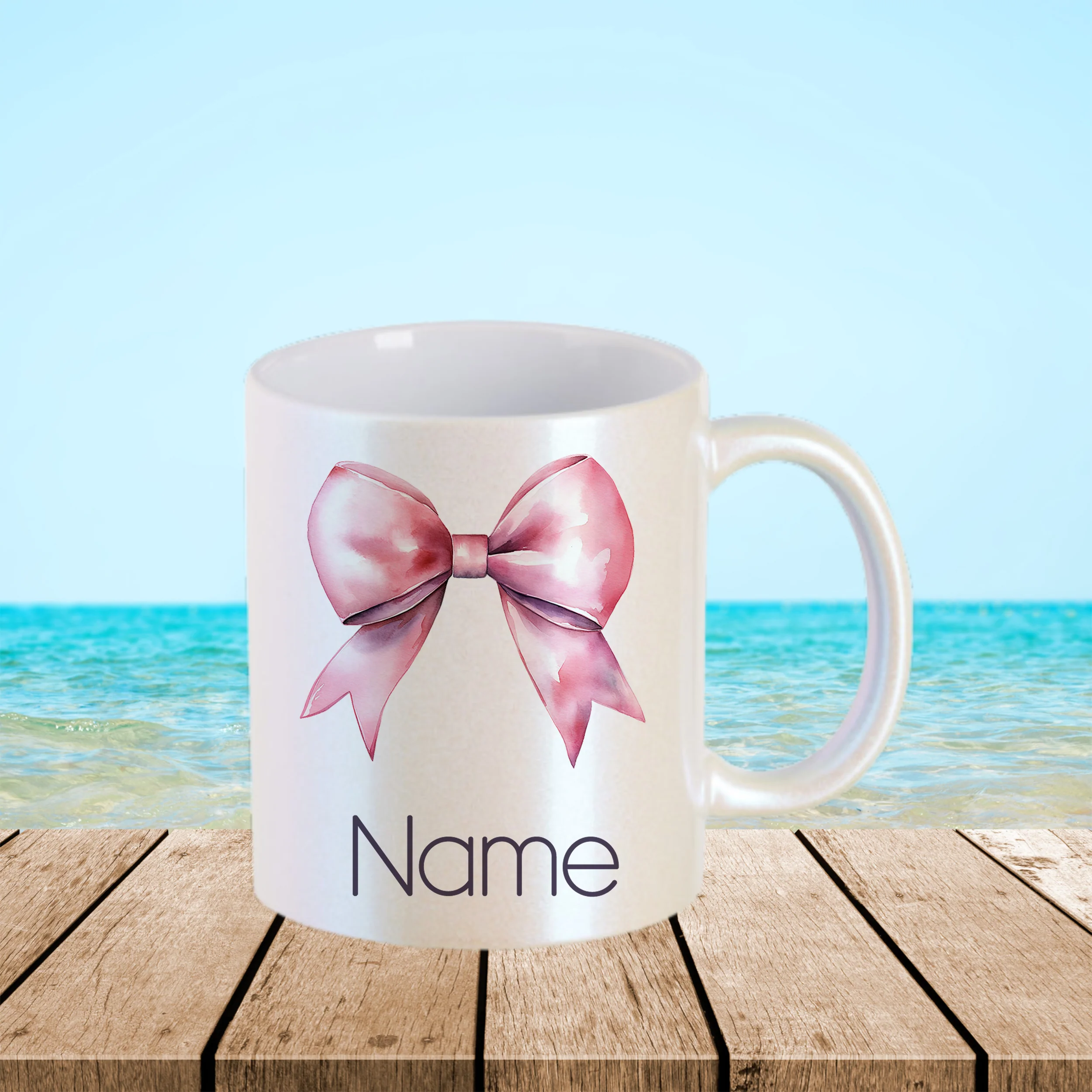 Tasse mit rosa Schleife - Image 3