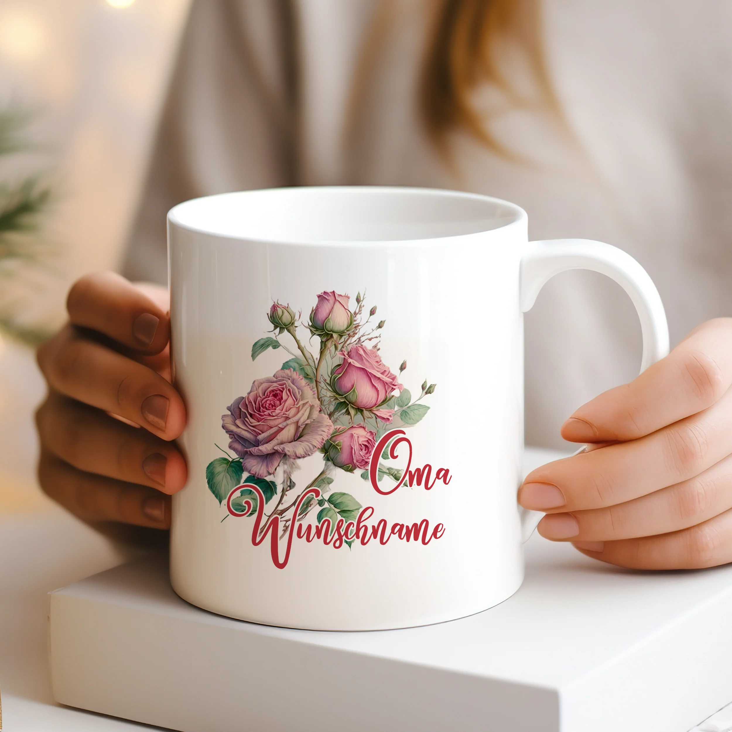 Tasse mit Rosen - Für die beste Oma - Image 4