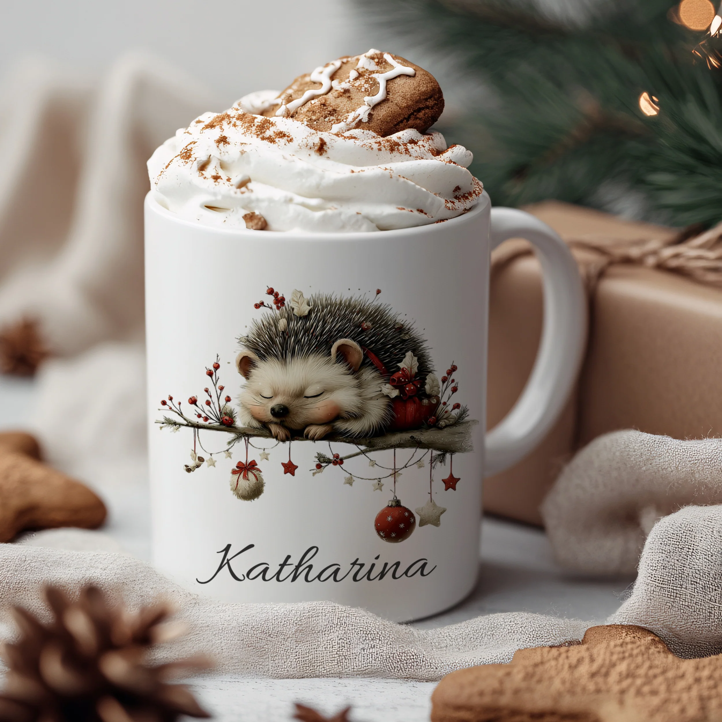 Tasse mit schlafendem Igel - Image 3