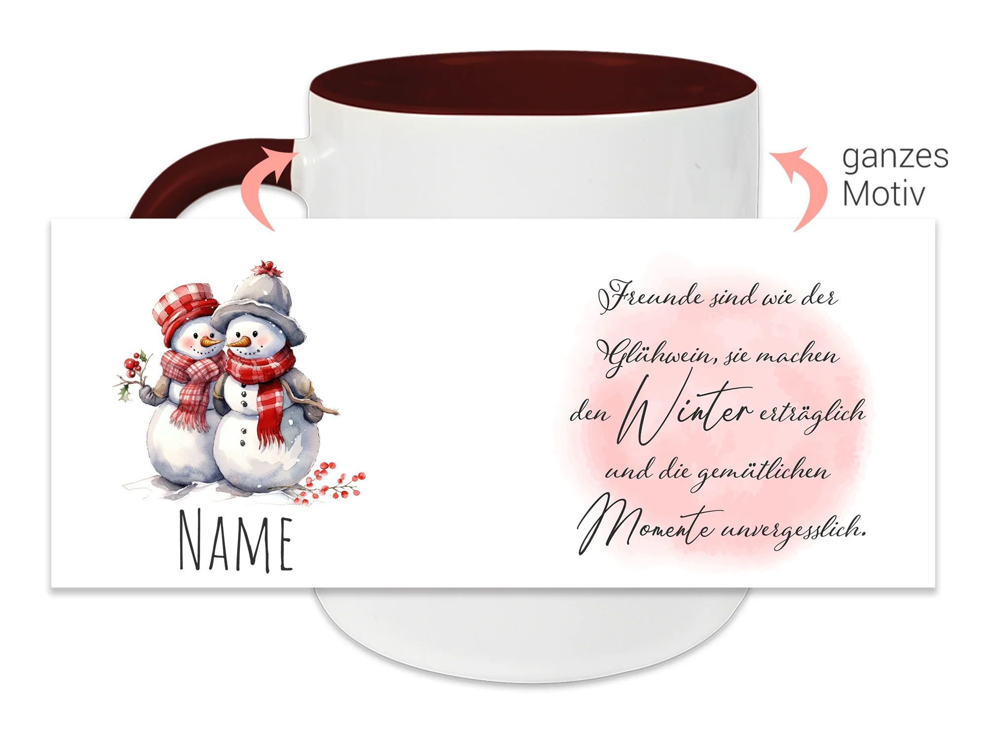 Tasse mit Schneemann-Motiv - Image 2