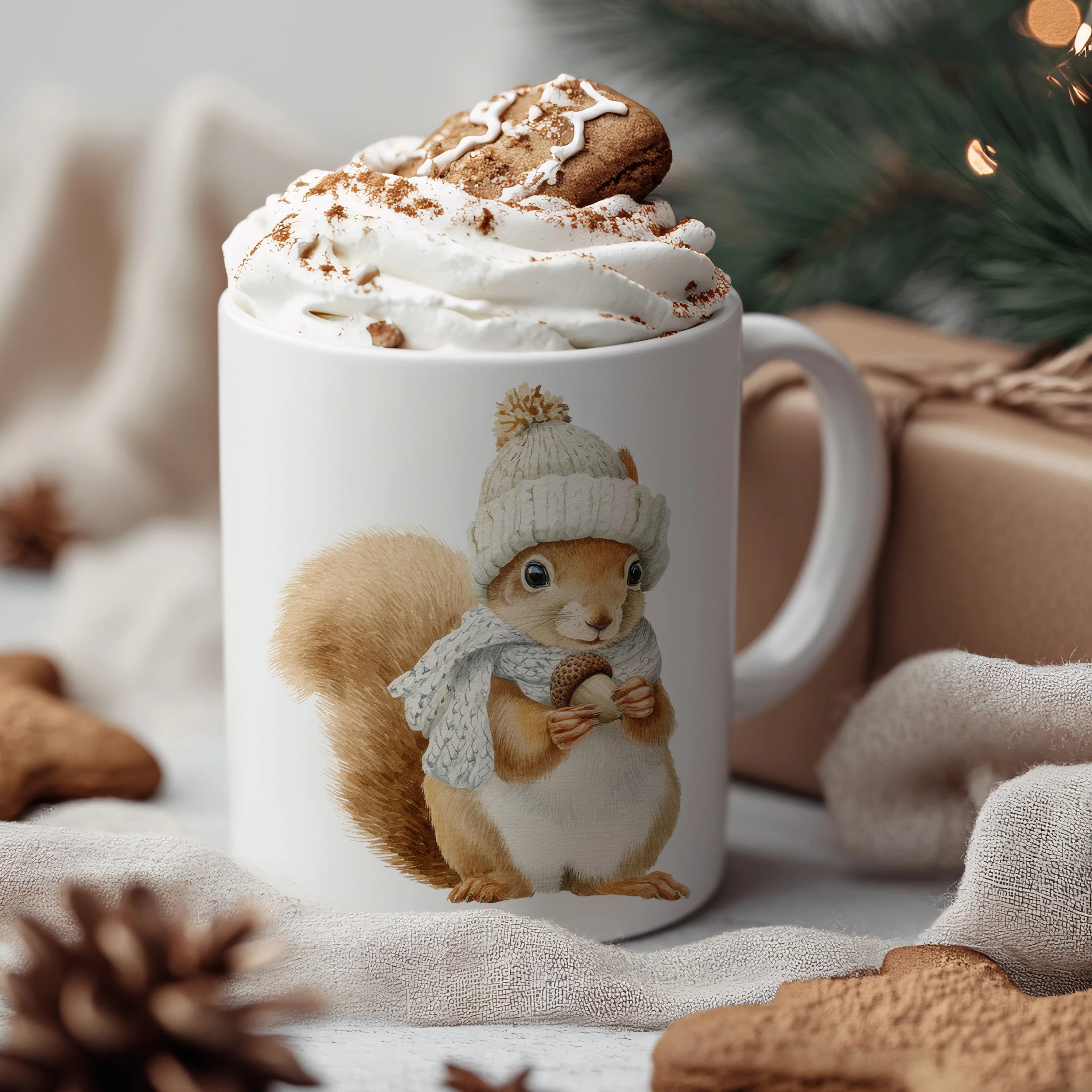 Tasse mit süßem Eichhörnchen - Image 3