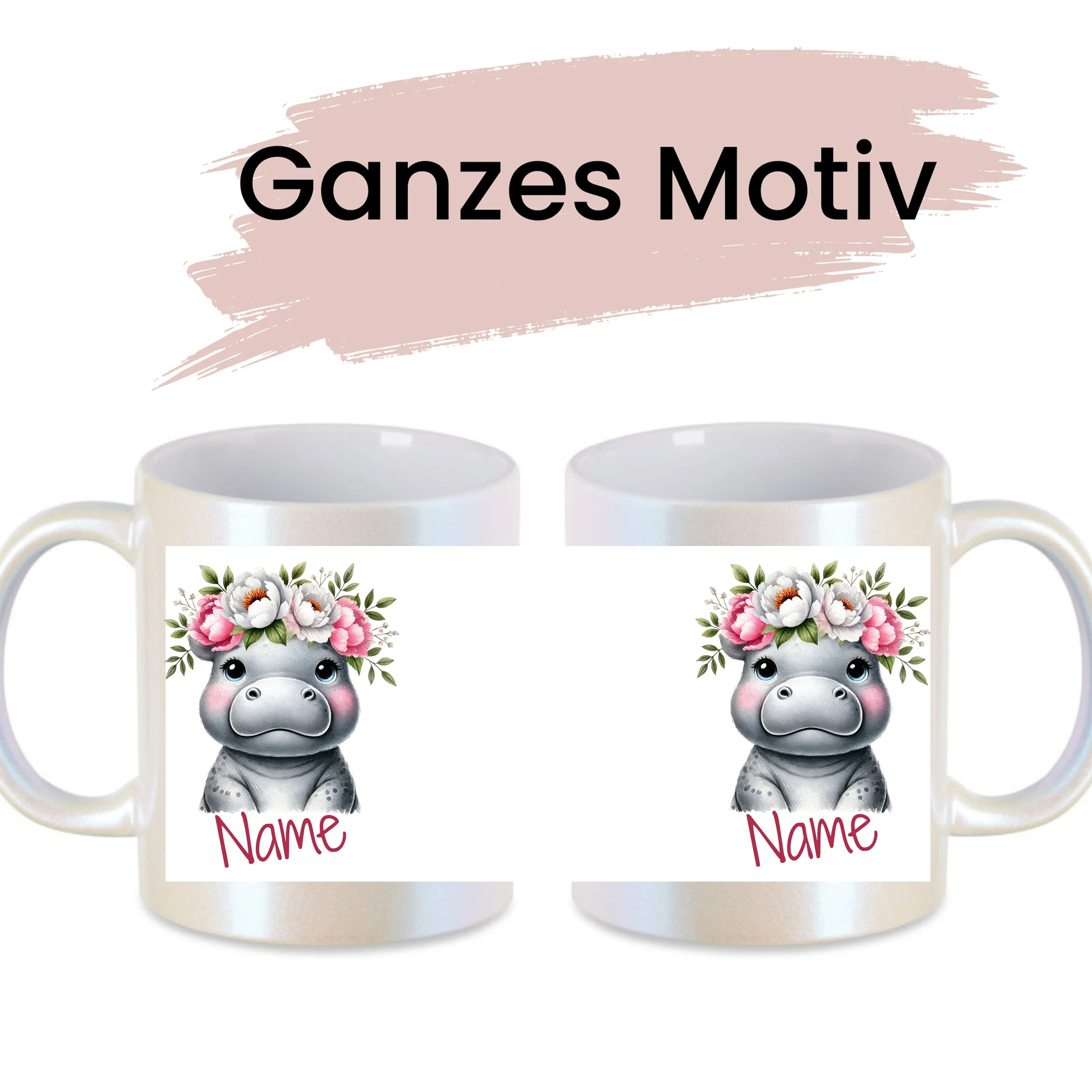 Tasse mit süßem Nilpferd-Motiv - Image 2