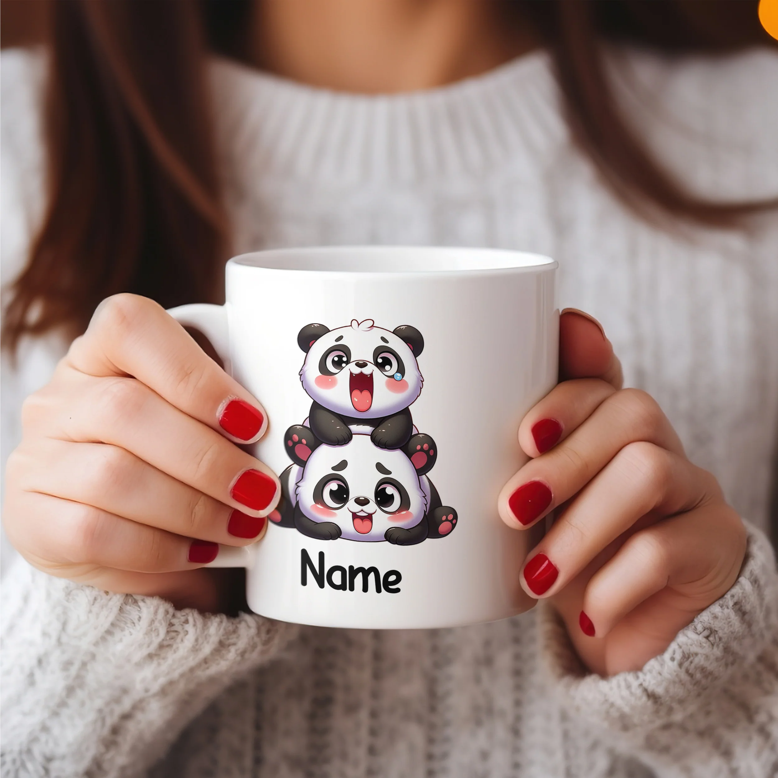 Tasse mit süßen Pandas - Image 4