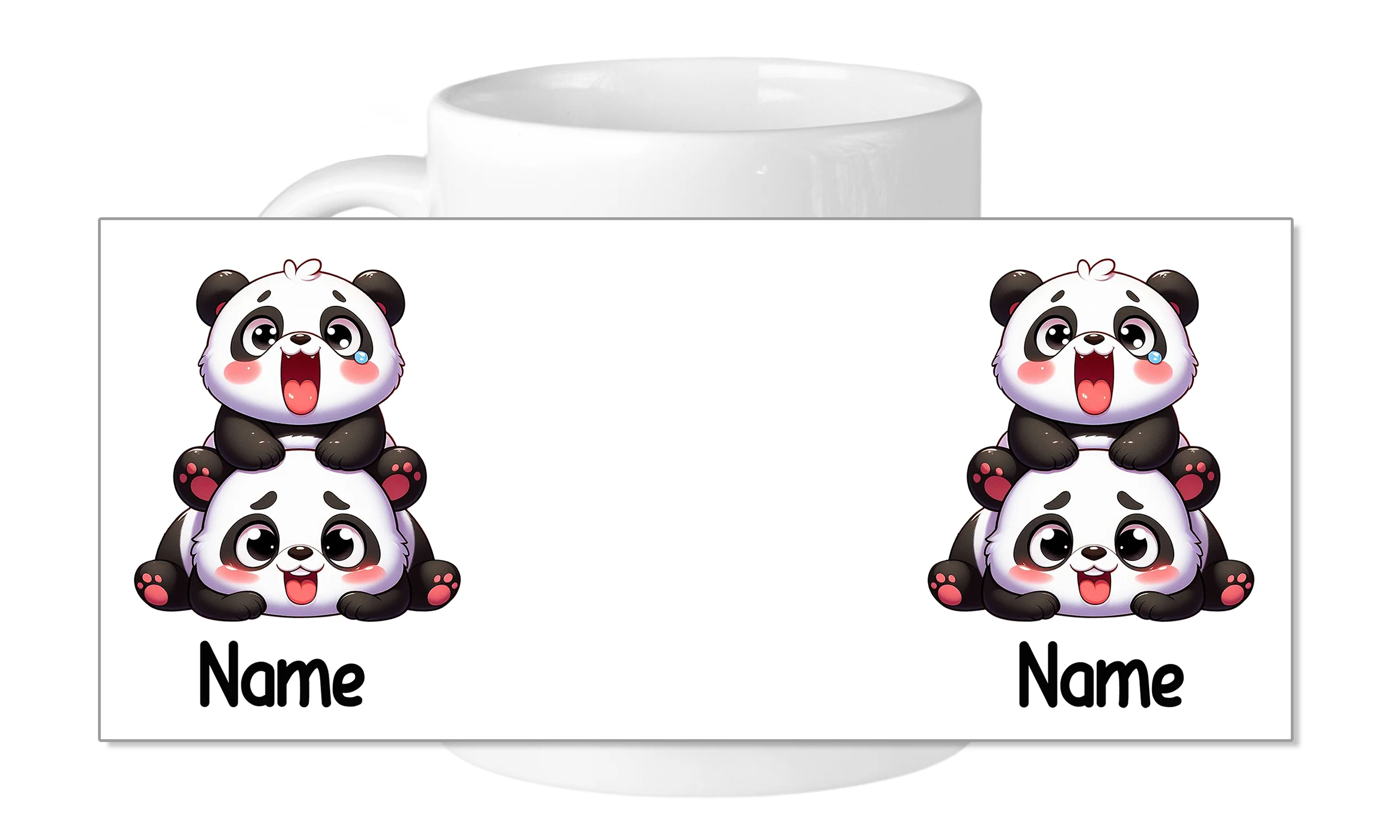 Tasse mit süßen Pandas - Image 5