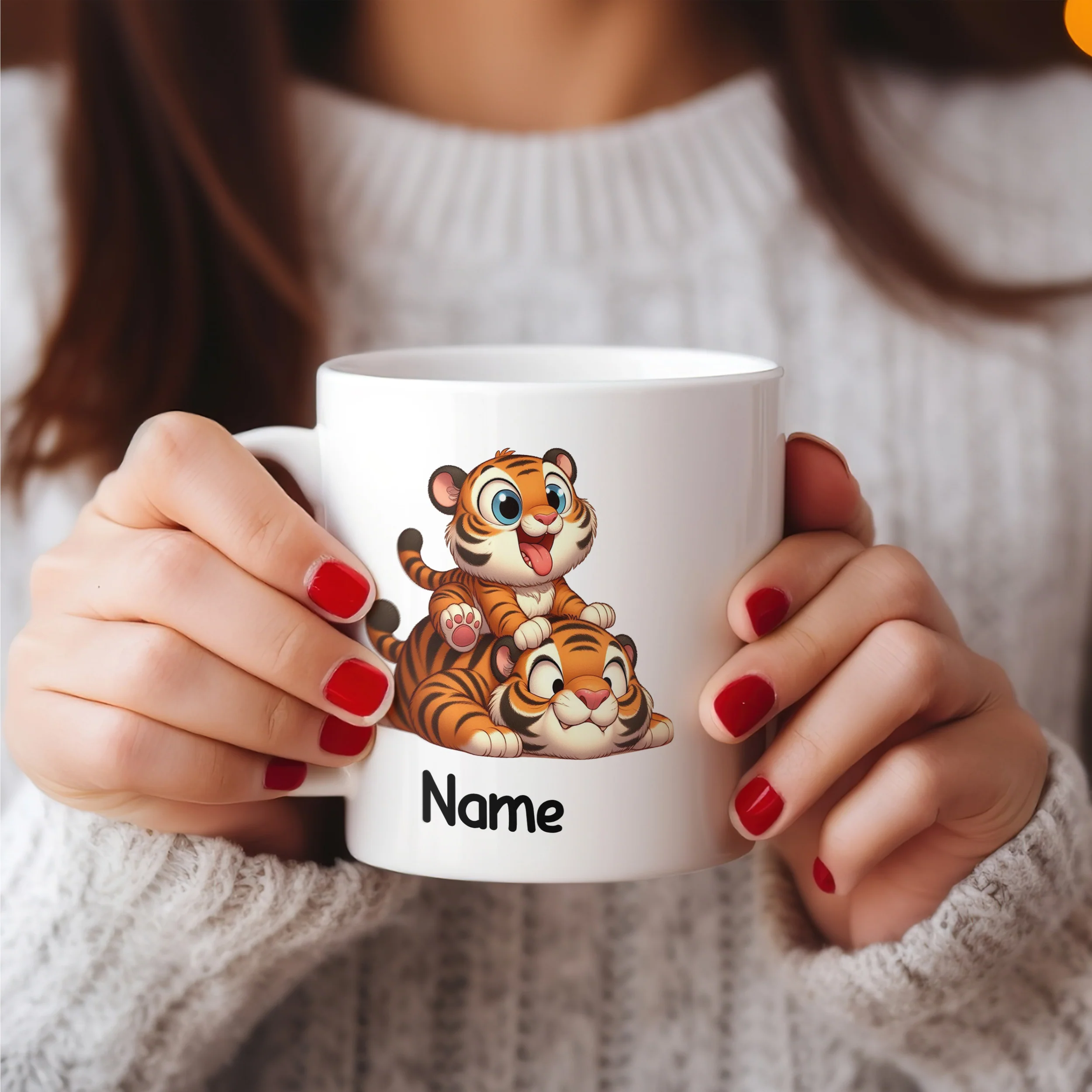Tasse mit süßen Tigern - Image 4