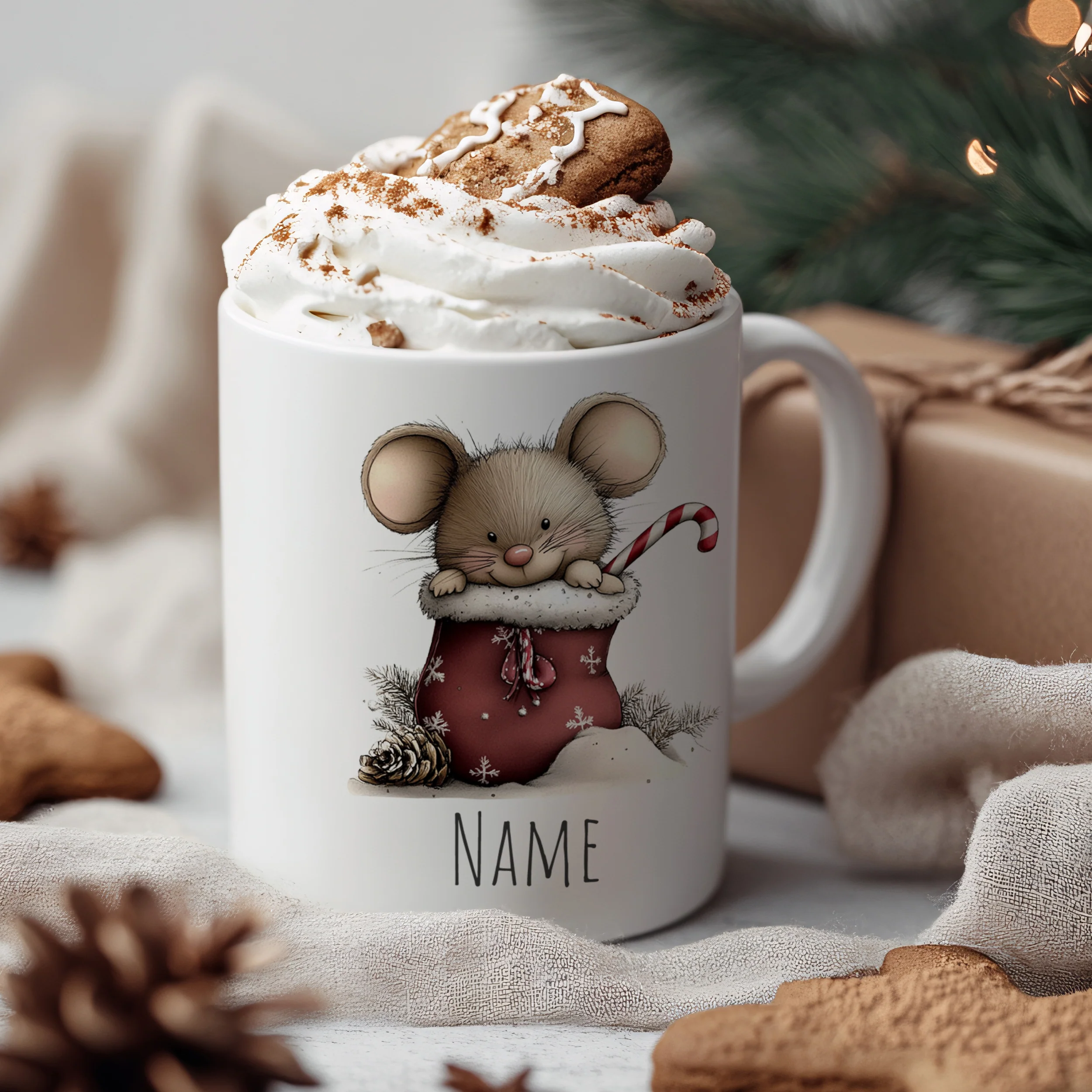 Tasse mit süßer Maus - Image 3