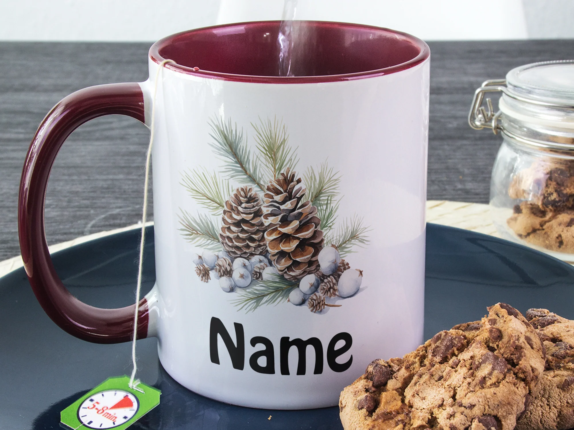 Tasse mit Tannenzapfen - Image 3