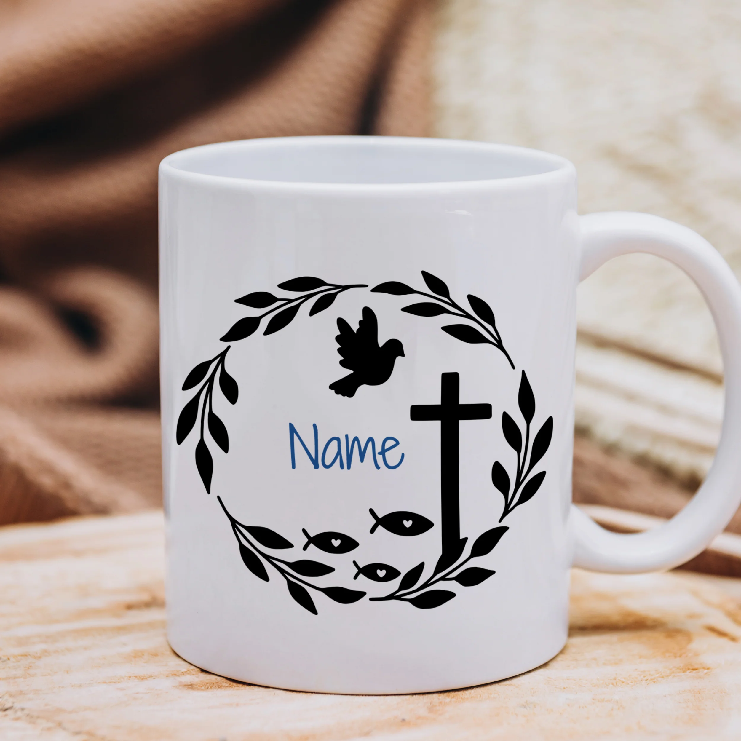 Tasse mit Taube und Kreuz - Ein Zeichen des Glaubens - Image 4