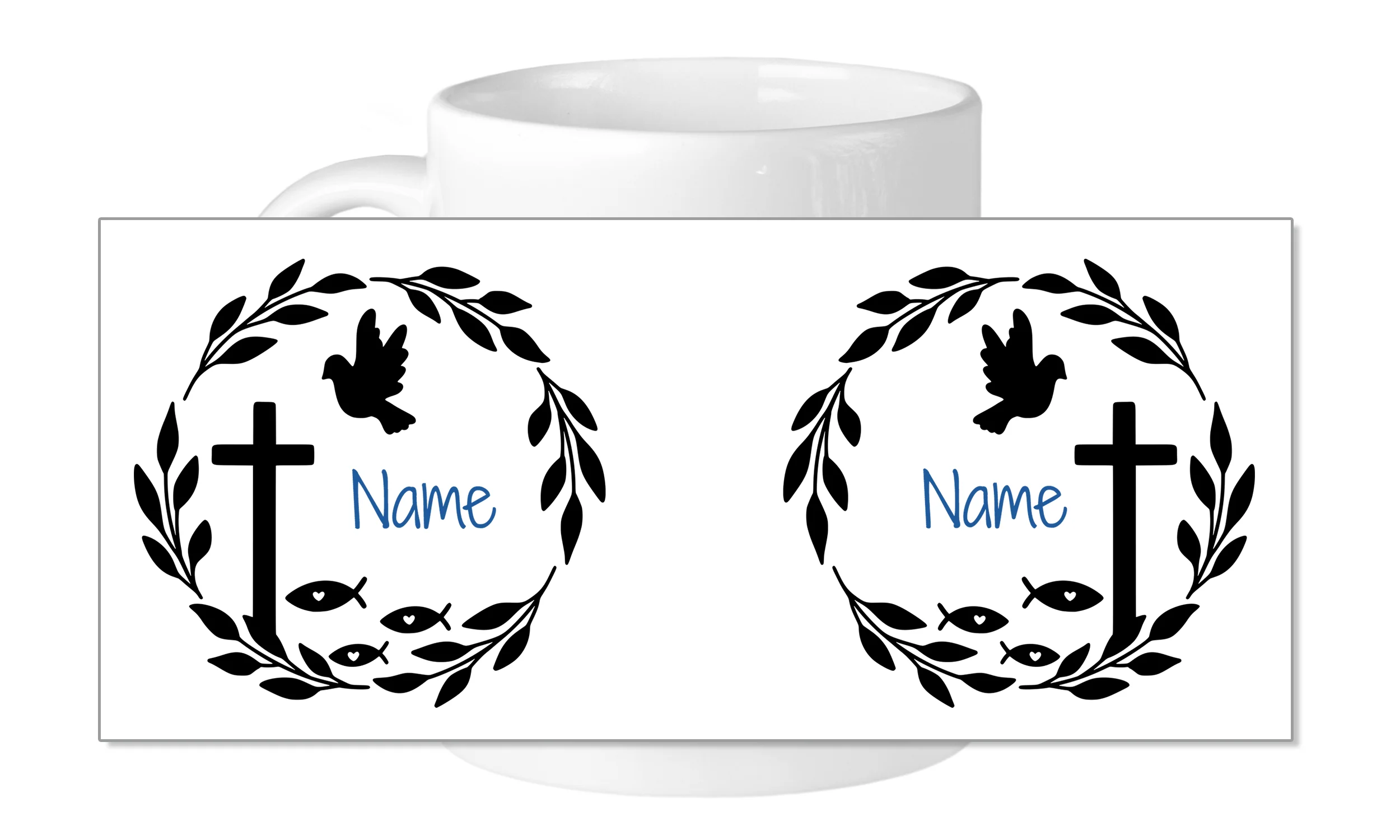 Tasse mit Taube und Kreuz - Ein Zeichen des Glaubens - Image 5
