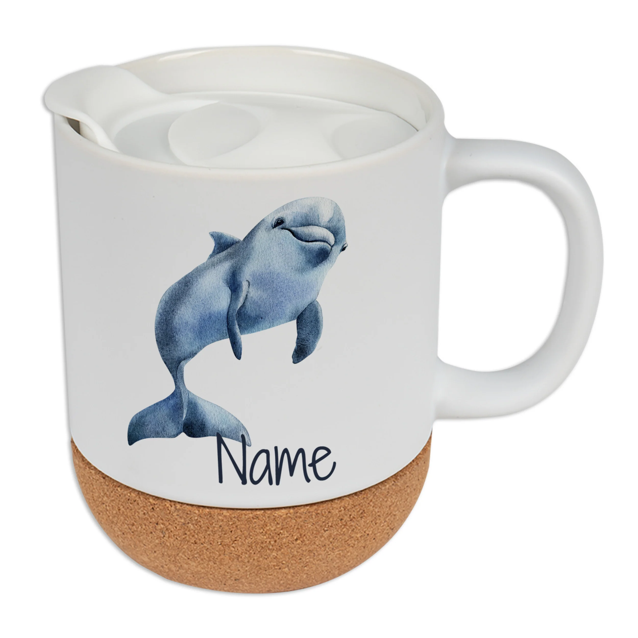 Tasse mit Wal-Motiv