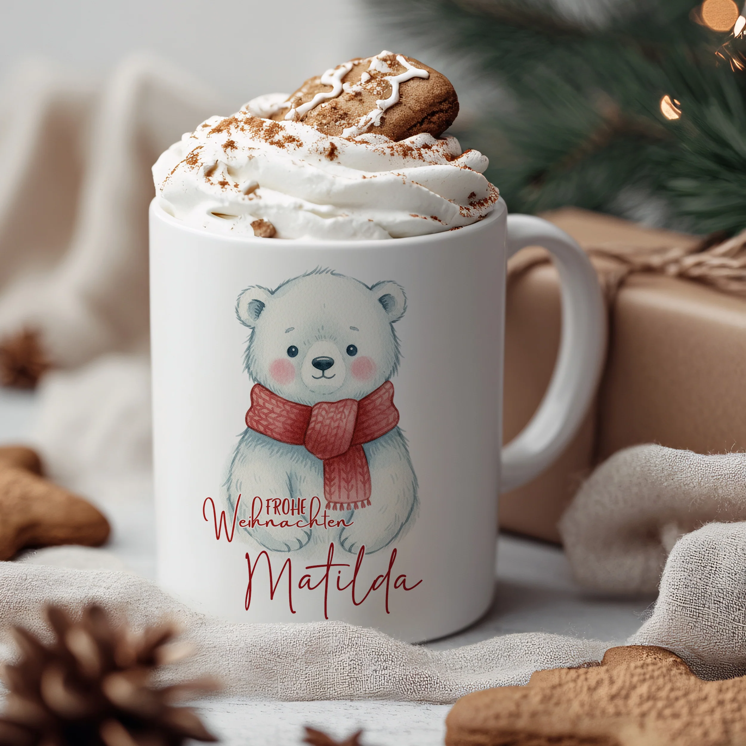 Tasse mit Weihnachtsbär - Image 3