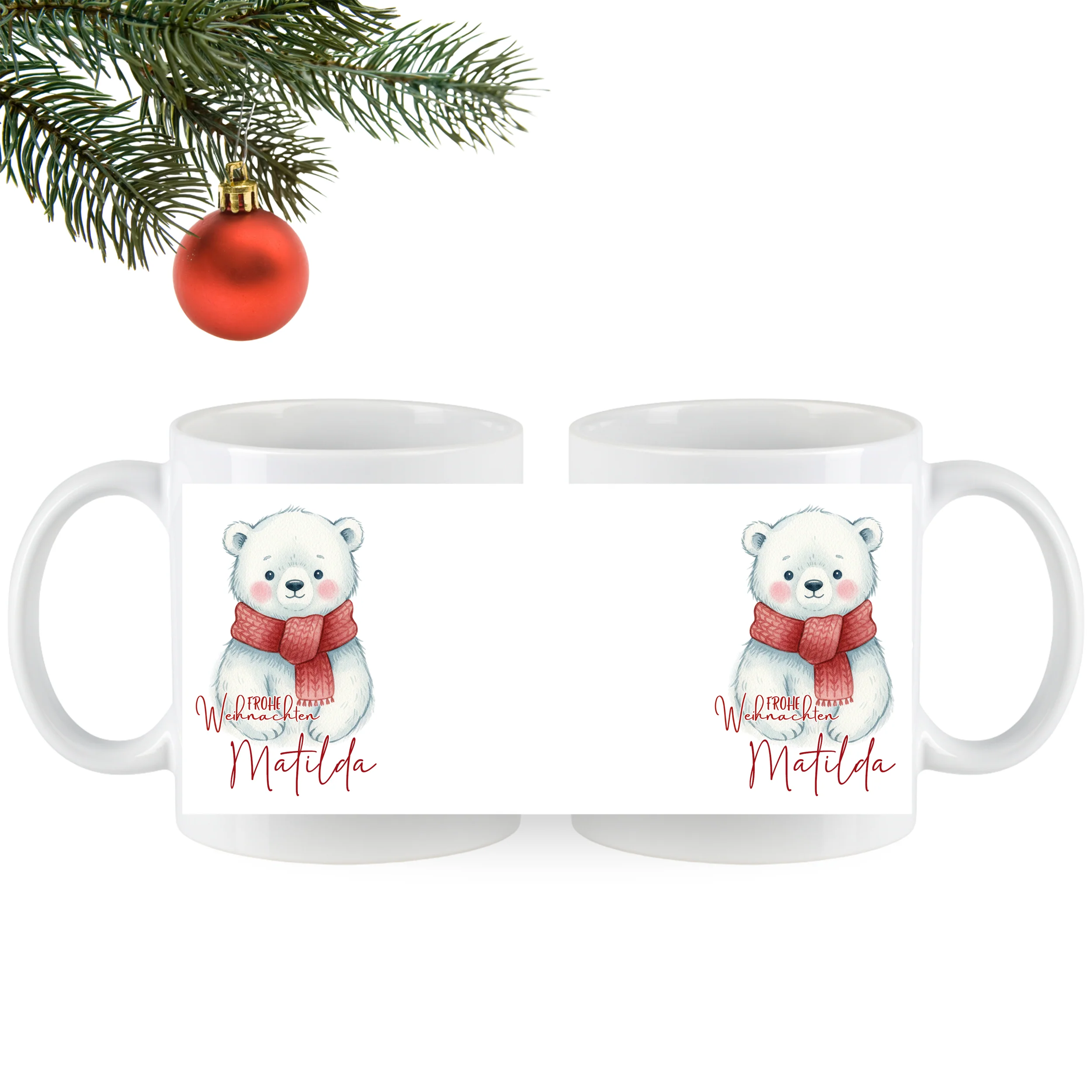 Tasse mit Weihnachtsbär - Image 5