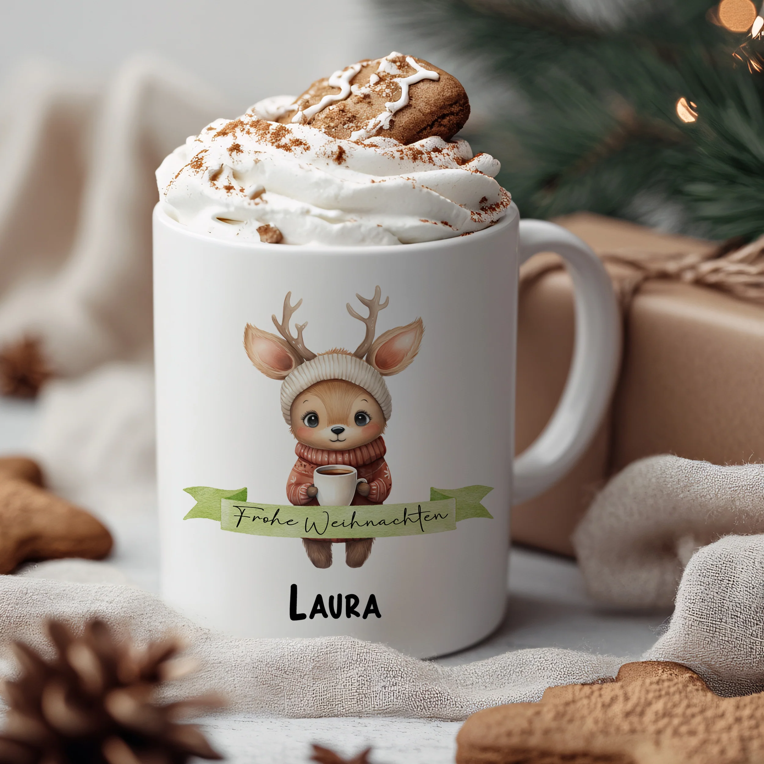 Tasse mit Weihnachtsreindeer - Image 3