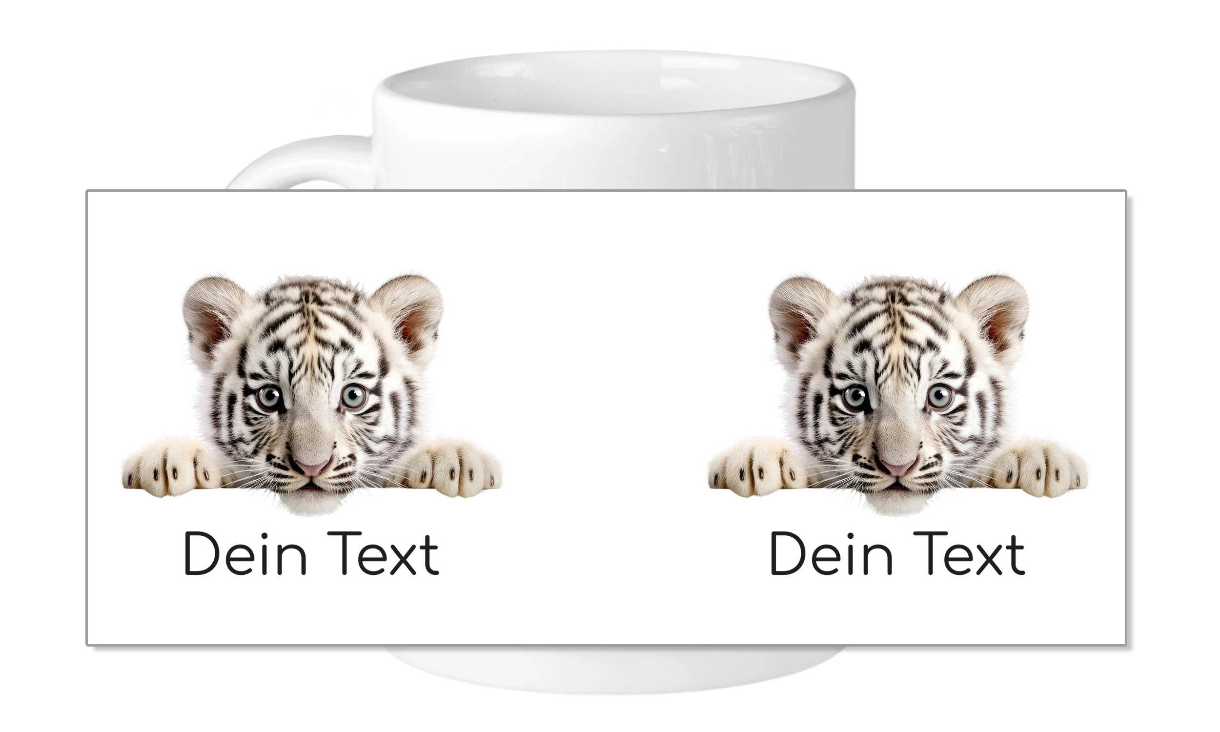 Tasse mit weißem Tiger - Image 5