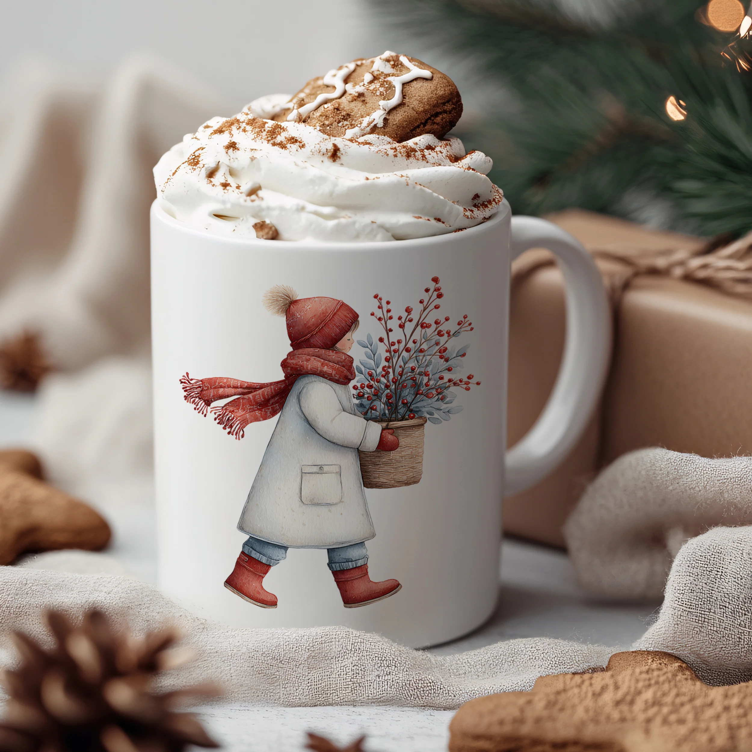 Tasse mit Winterkind - Image 3