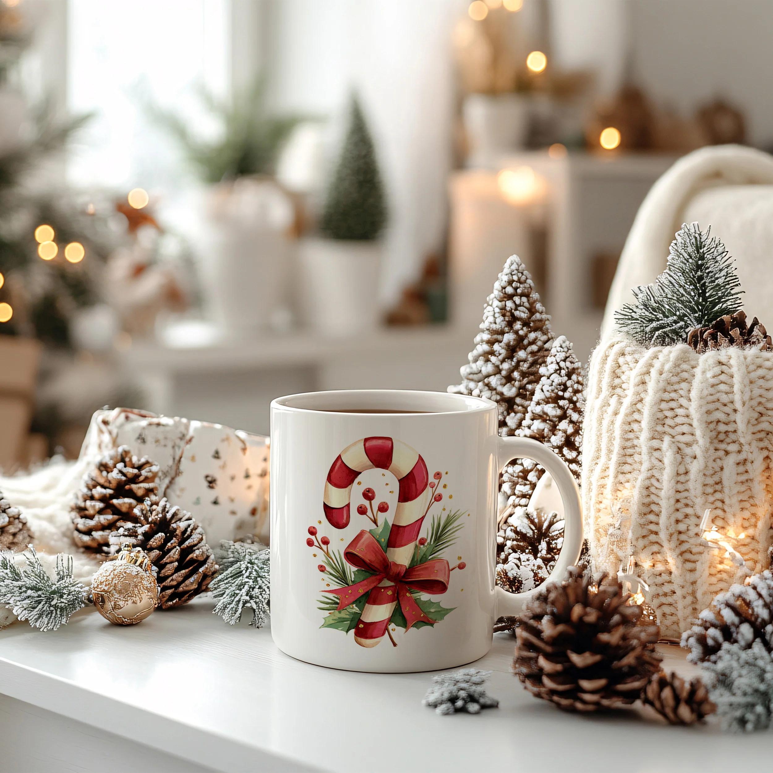 Tasse mit Zuckerstange - Image 4