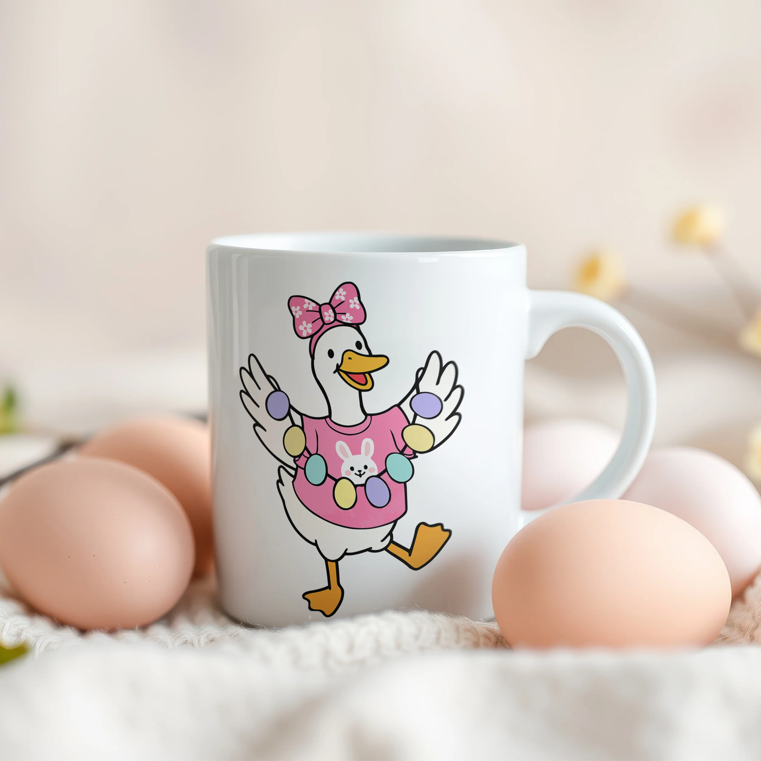 Tasse Ostern mit fröhlicher Ente - Image 3