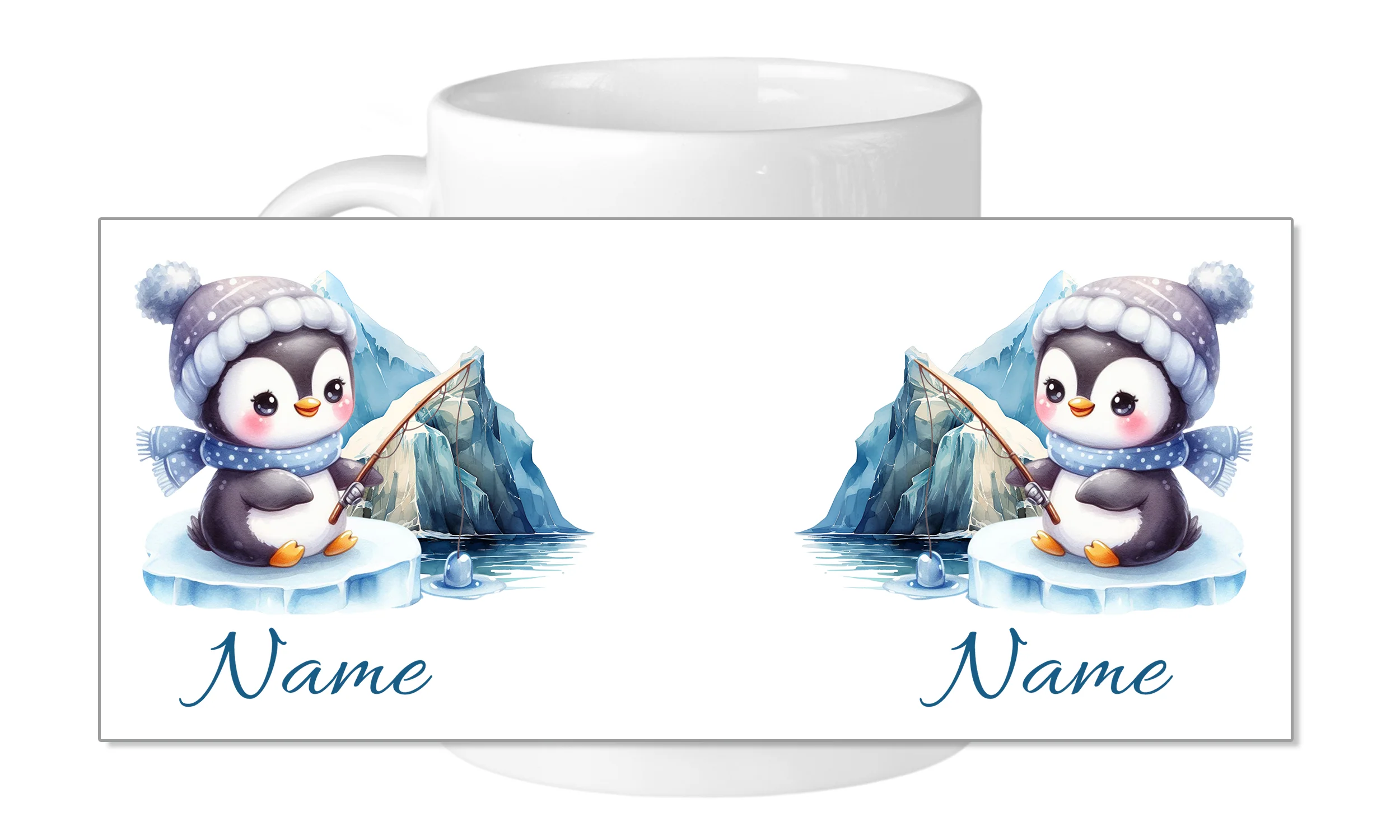 Tasse Pinguin im Winter - Image 5