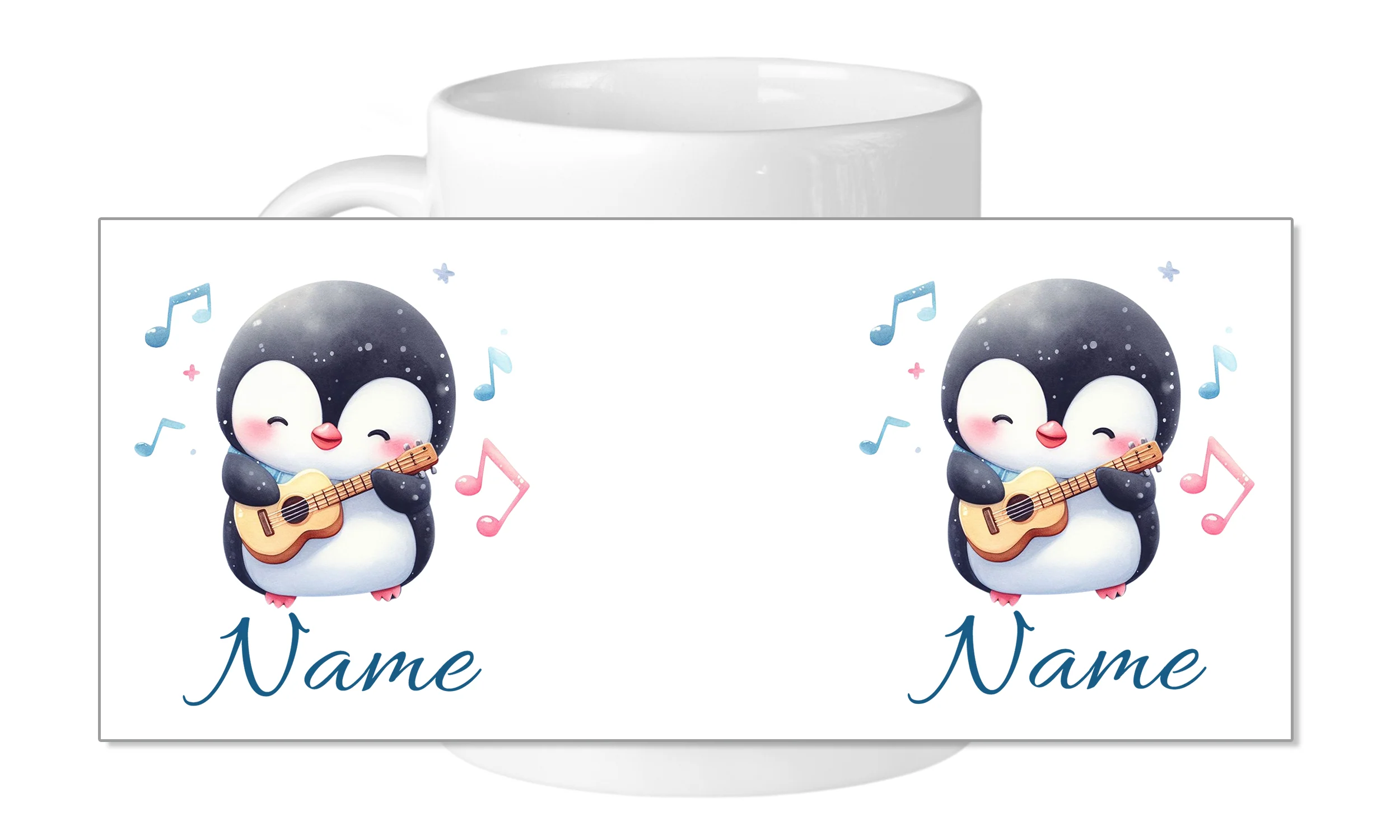 Tasse Pinguin mit Gitarre - Image 5