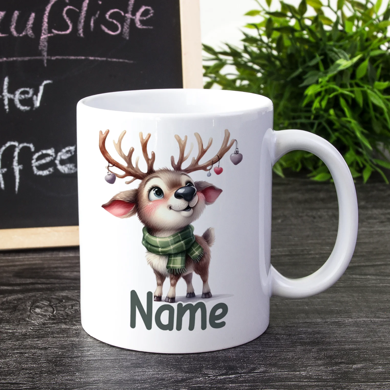 Tasse Reh - Ein Hauch von Winterzauber - Image 2
