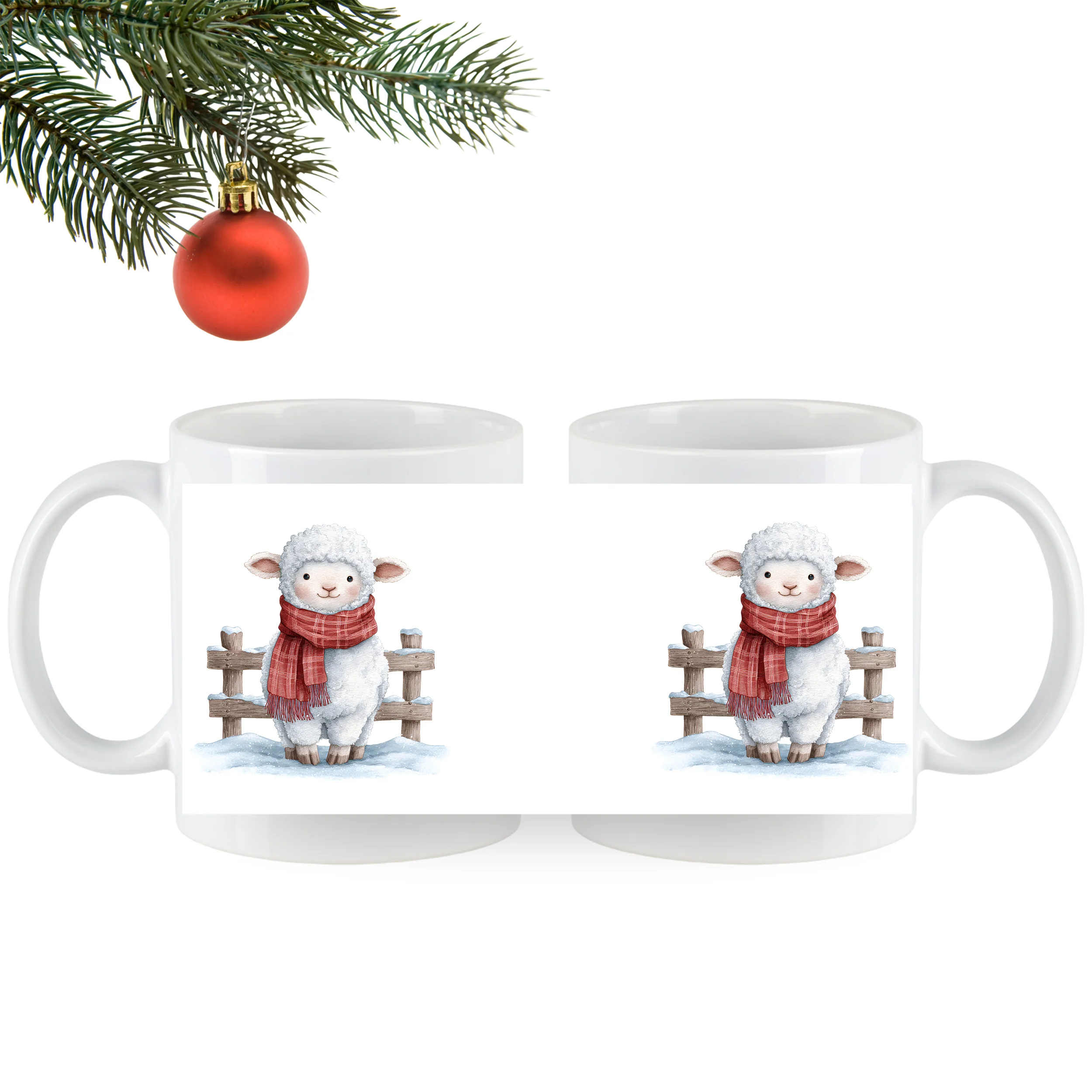Tasse Schaf mit Schal - Image 5
