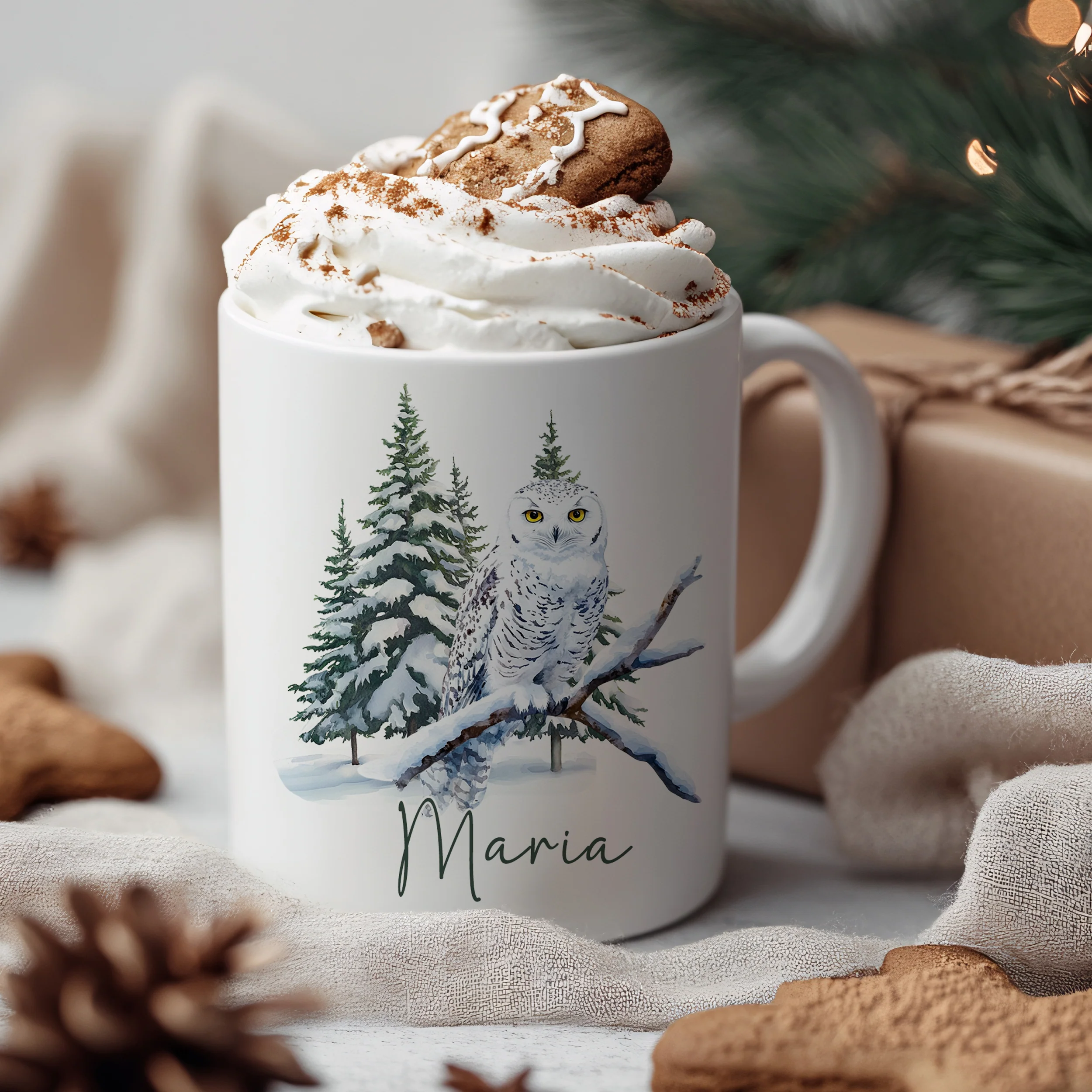 Tasse Schneeeule - Image 3
