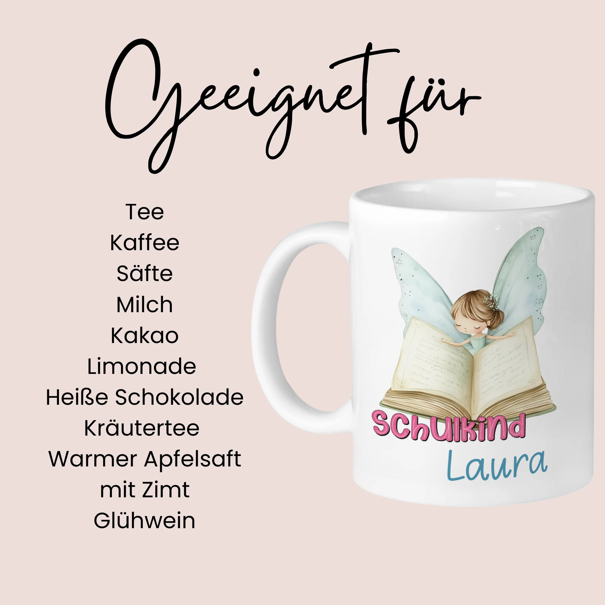 Personalisierte Tasse „Schulkind“ mit Wunschnamen - Image 4