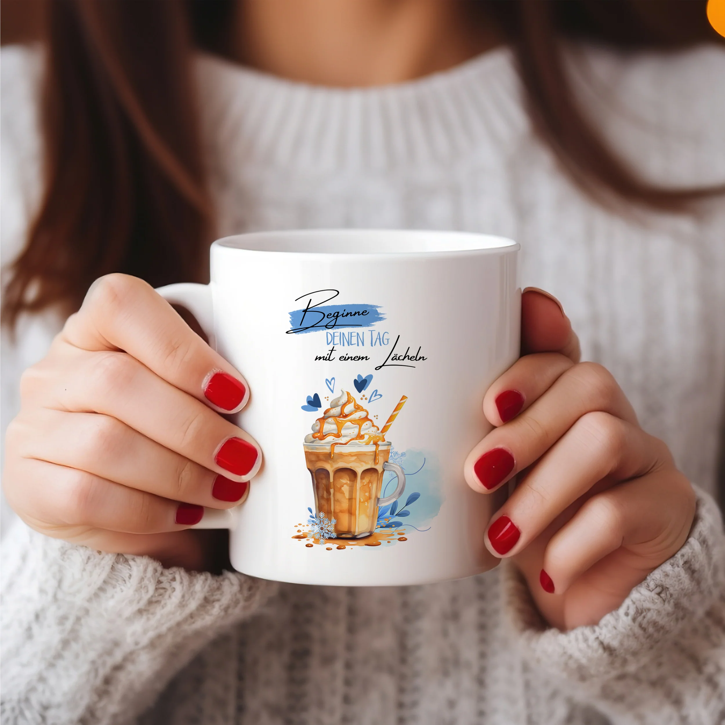 Tasse Spruch "Beginne deinen Tag positiv" - Image 2
